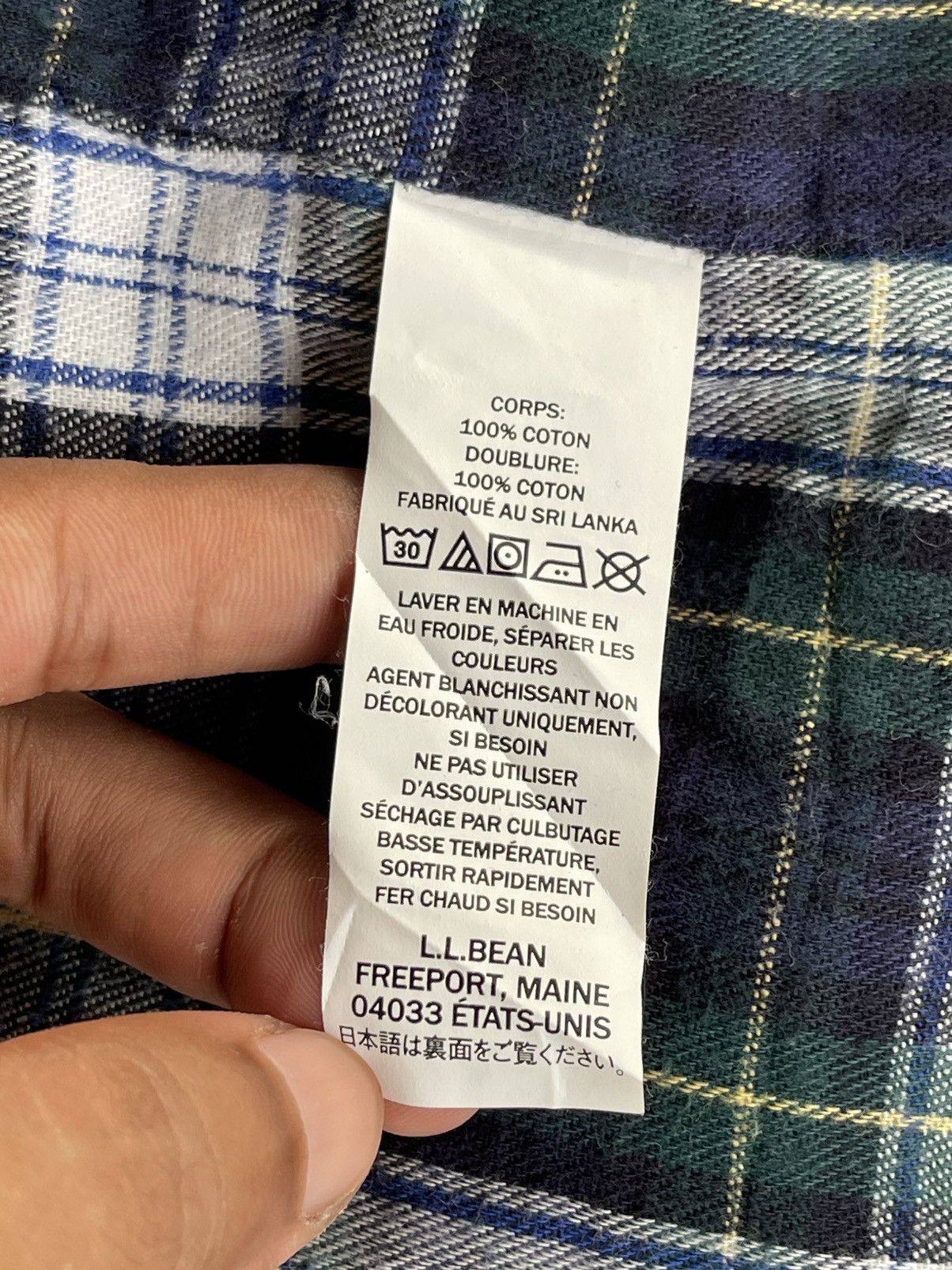 L.L. Bean × Todd Snyder 🔥Vintage L.L. Bean Men's Flannel-Lined Hurricane Shirt Size US L / EU 52-54 / 3 - 13 Thumbnail