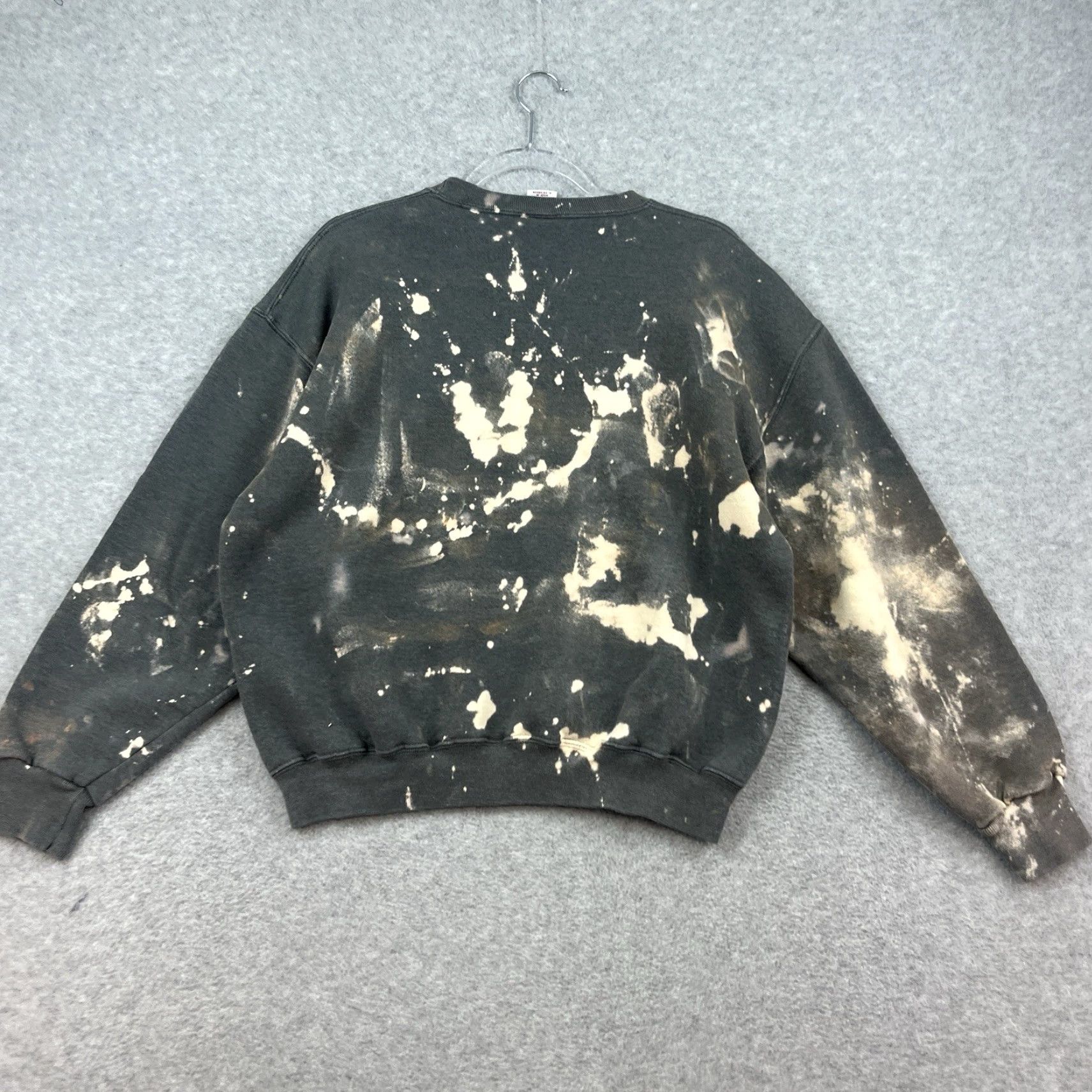 Russell Athletic VINTAGE Russell Athletic Sweatshirt Crewneck L Men Gray Graphic Print Distressed Bleach Dye Retro Streetwear 90s Champion Reverse Weave Size US L / EU 52-54 / 3 - 7 Thumbnail