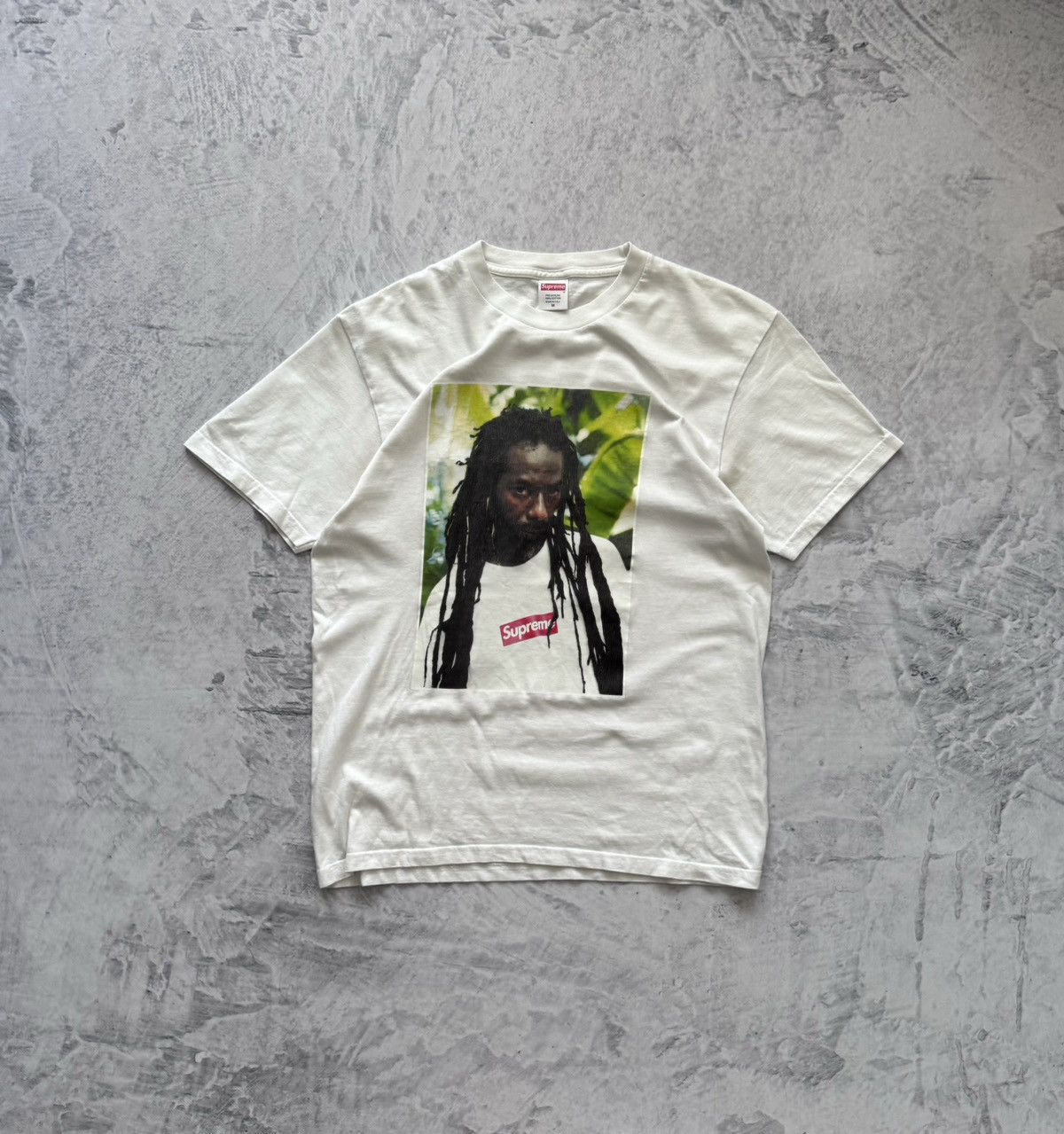 Supreme Supreme Buju Banton Big Logo T-shirt Photo Tee | Grailed