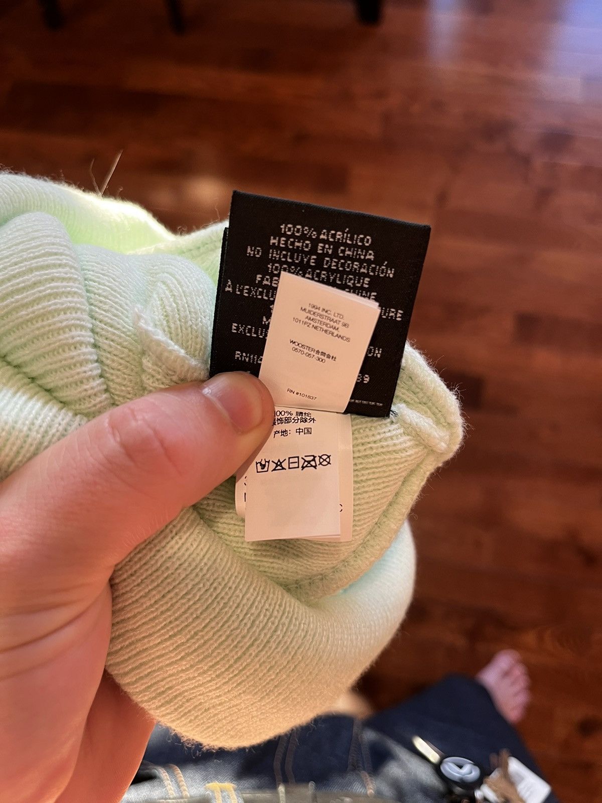 Supreme Supreme Box Logo Beanie Mint Size ONE SIZE - 4 Thumbnail