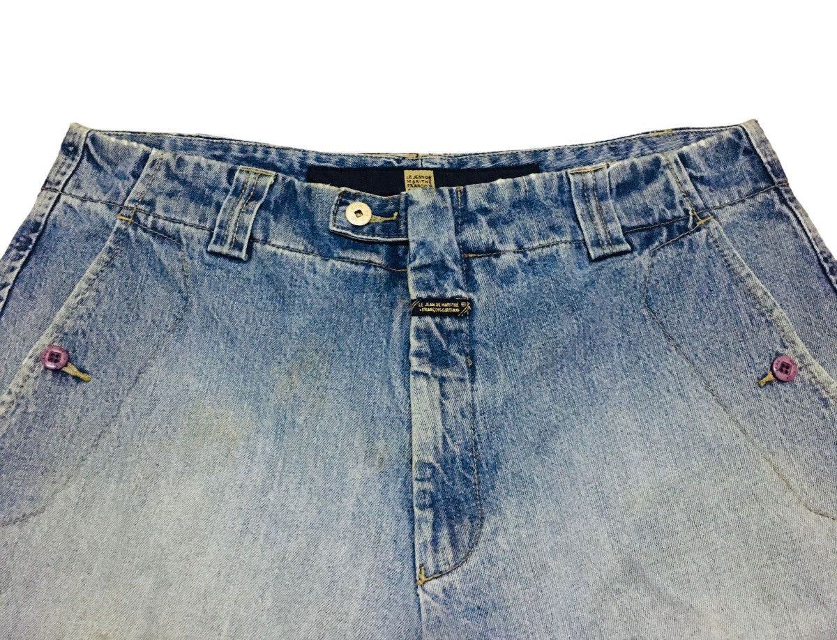 If Six Was Nine Very Rare Vintage Marithe Francois Girbaud Short Jeans 1990s Size US 36 / EU 52 - 3 Thumbnail
