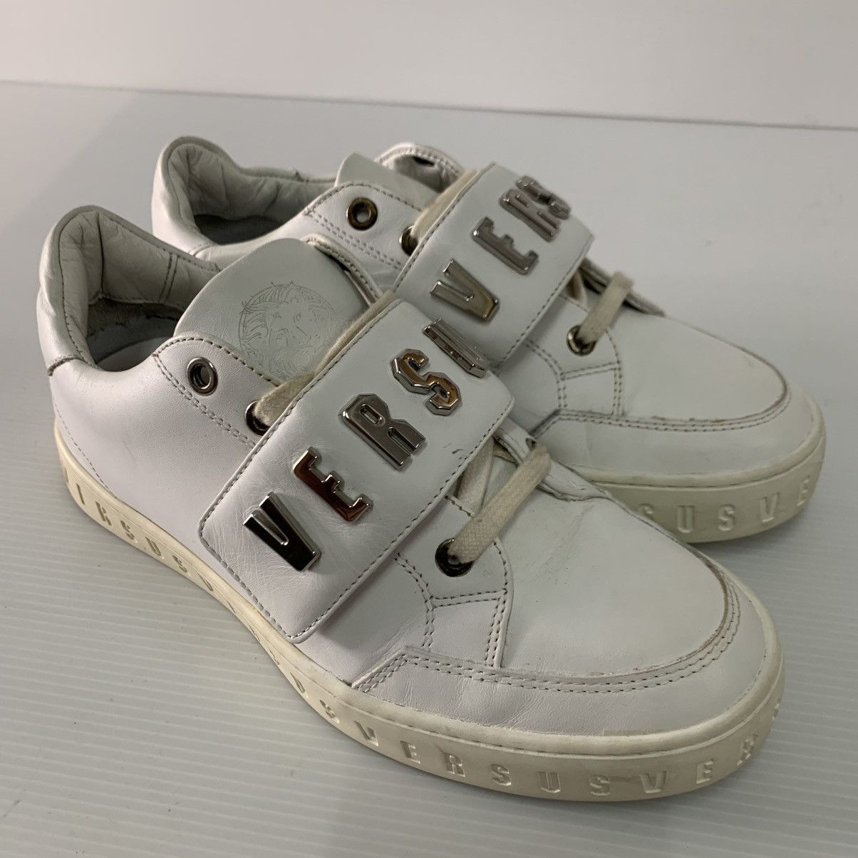 Versace Versus Versace Leather Shoes Size US 7 / IT 37 - 6 Thumbnail