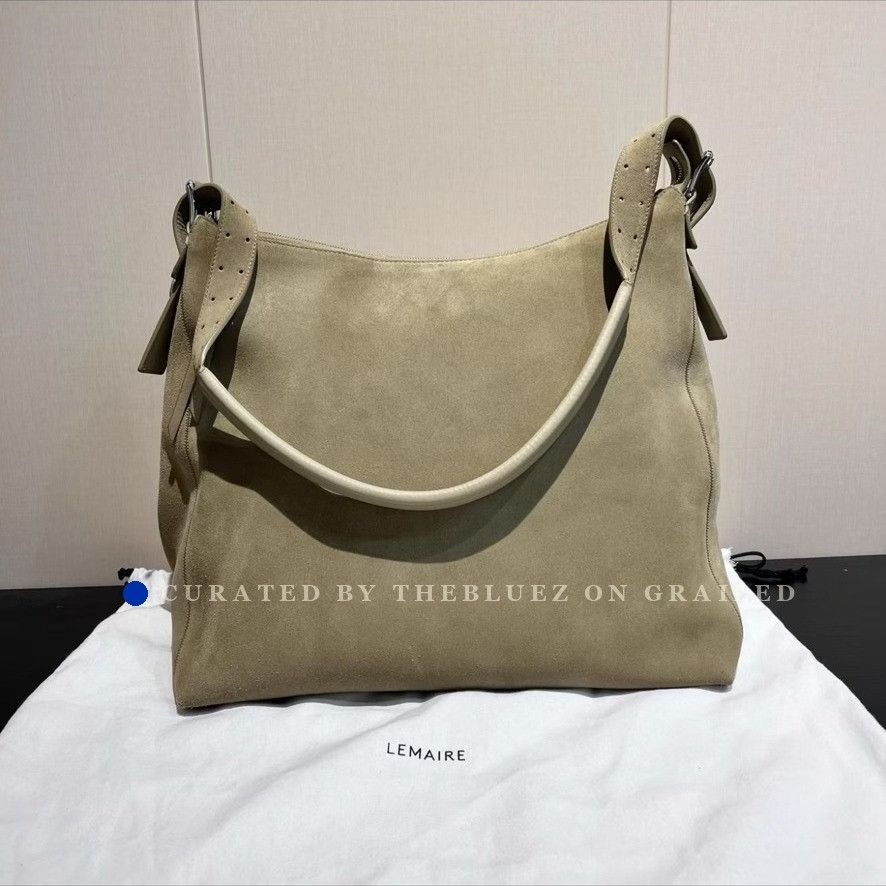 Lemaire Lemaire Suede Belted Hobo Bag Size ONE SIZE - 1 Thumbnail