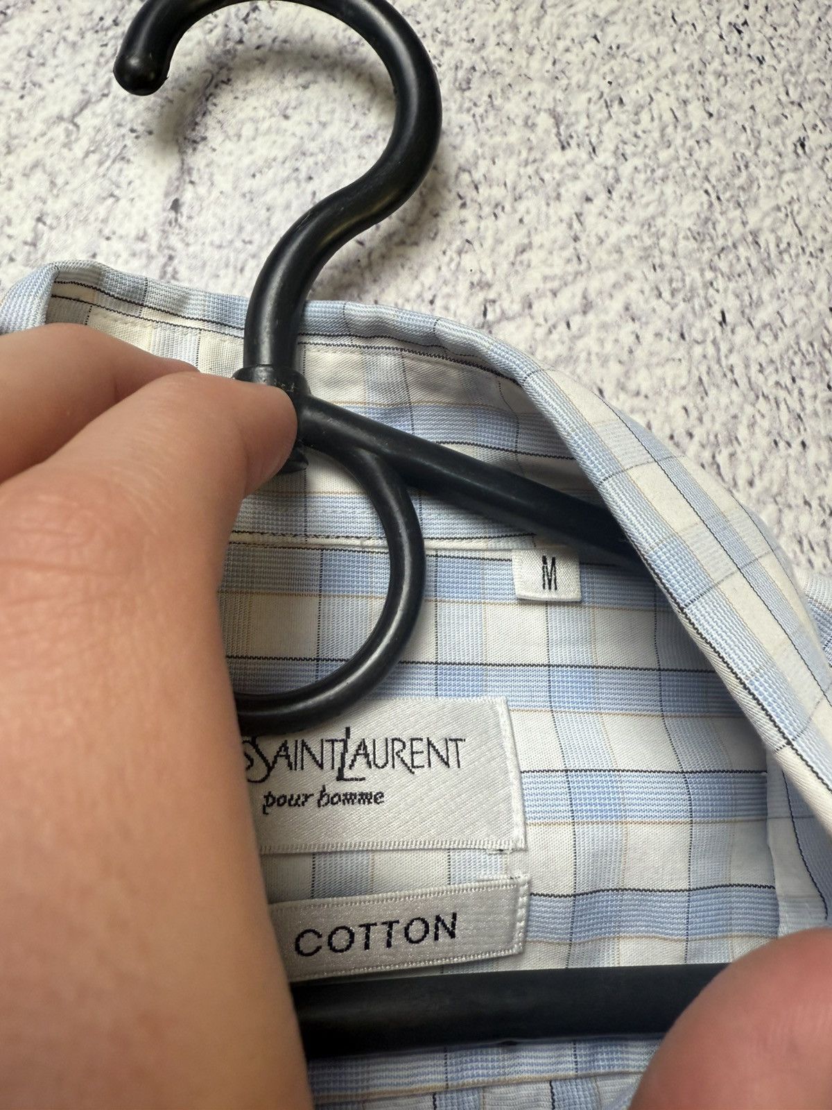 Yves Saint Laurent Mens Vintage Yves Saint Laurent Shirts Button up Luxury YSL Size US M / EU 48-50 / 2 - 11 Thumbnail