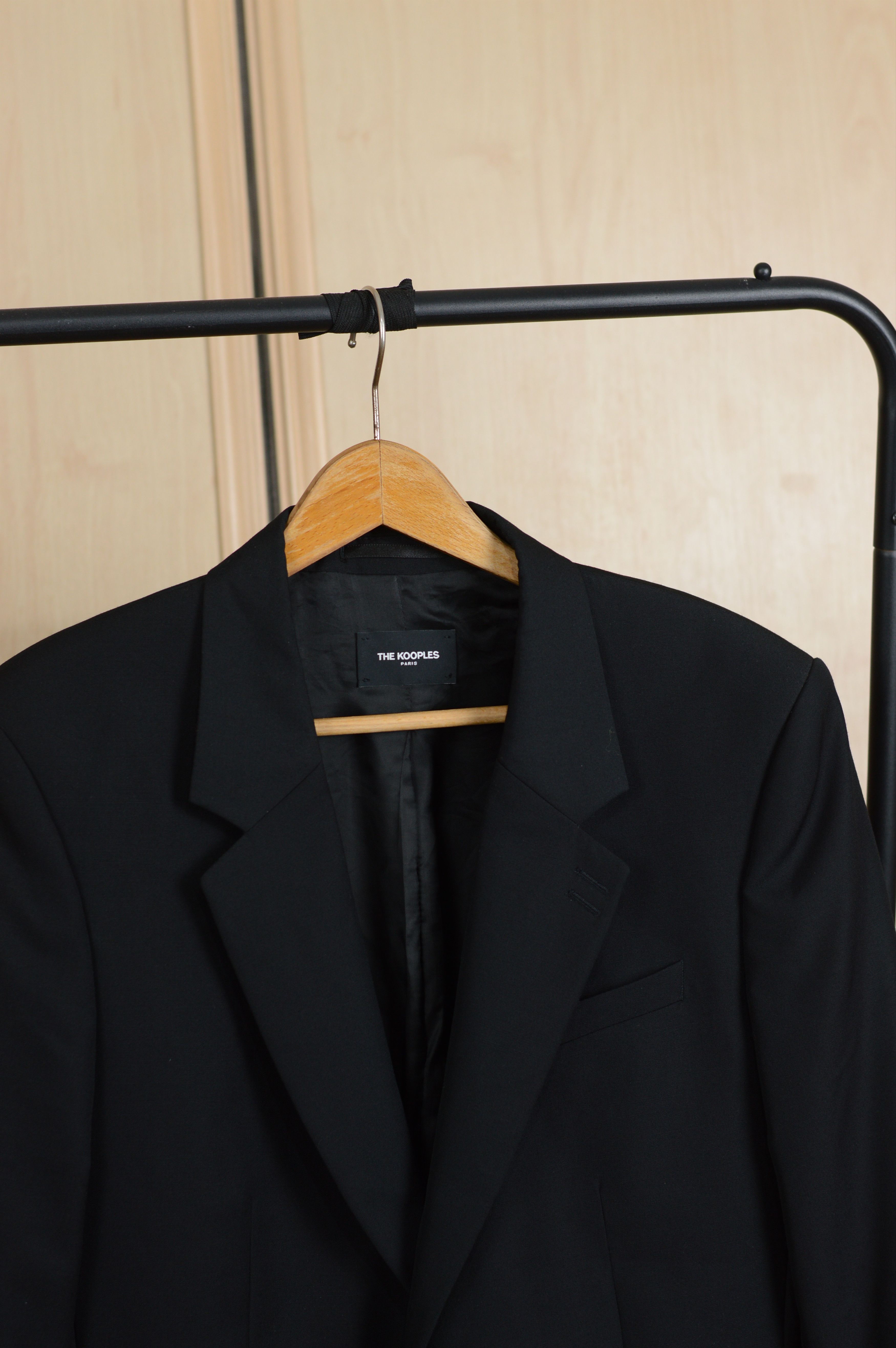 The Kooples The Kooples Paris Black Blazer Two button Size 48R - 3 Thumbnail