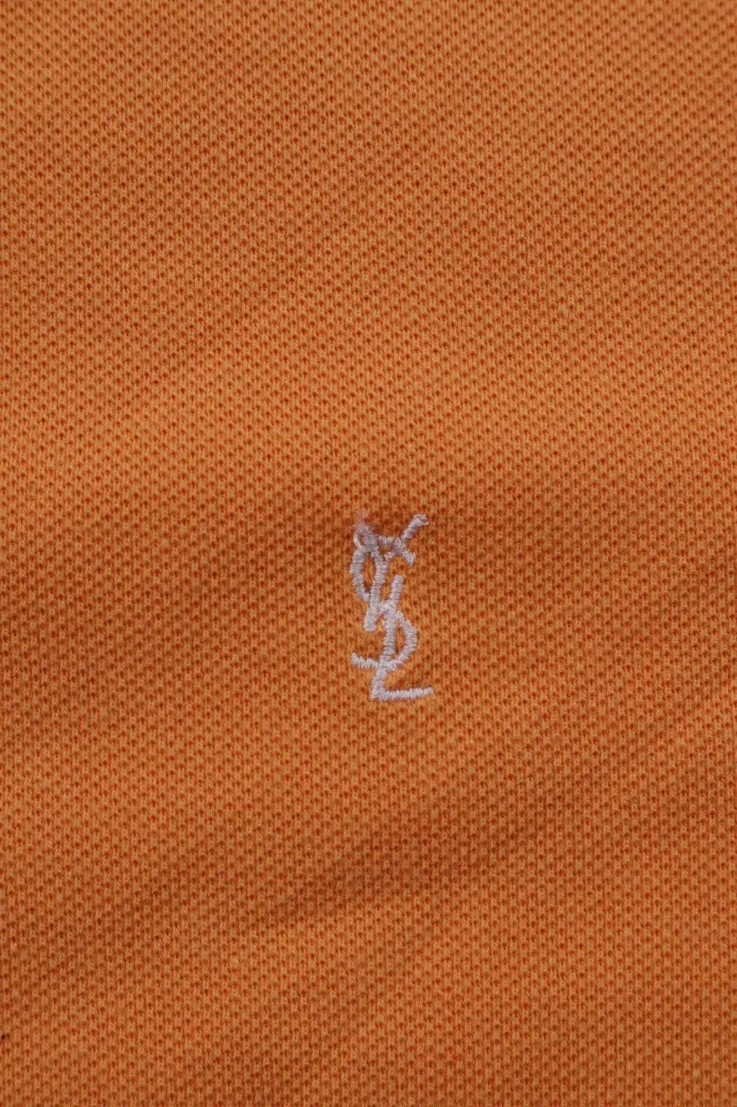 Yves Saint Laurent Yves Saint Laurent Vintage Orange Short Sleeve Polo Shirt Size US XXL / EU 58 / 5 - 2 Thumbnail