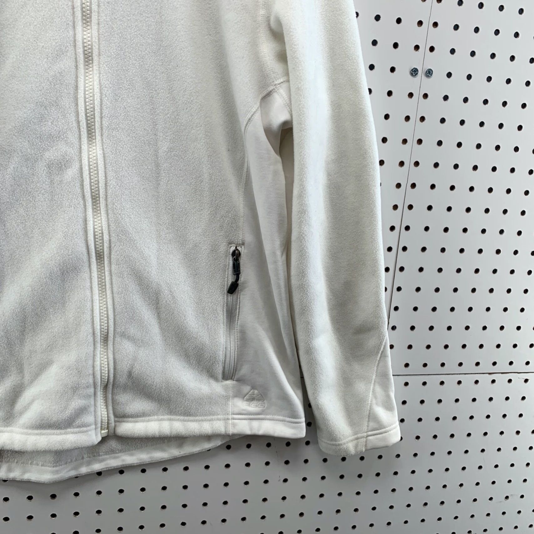Nike ACG Nike ACG Womens Sweater Jacket White Fleece Full Zip Therma M Ladies Size M / US 6-8 / IT 42-44 - 5 Thumbnail
