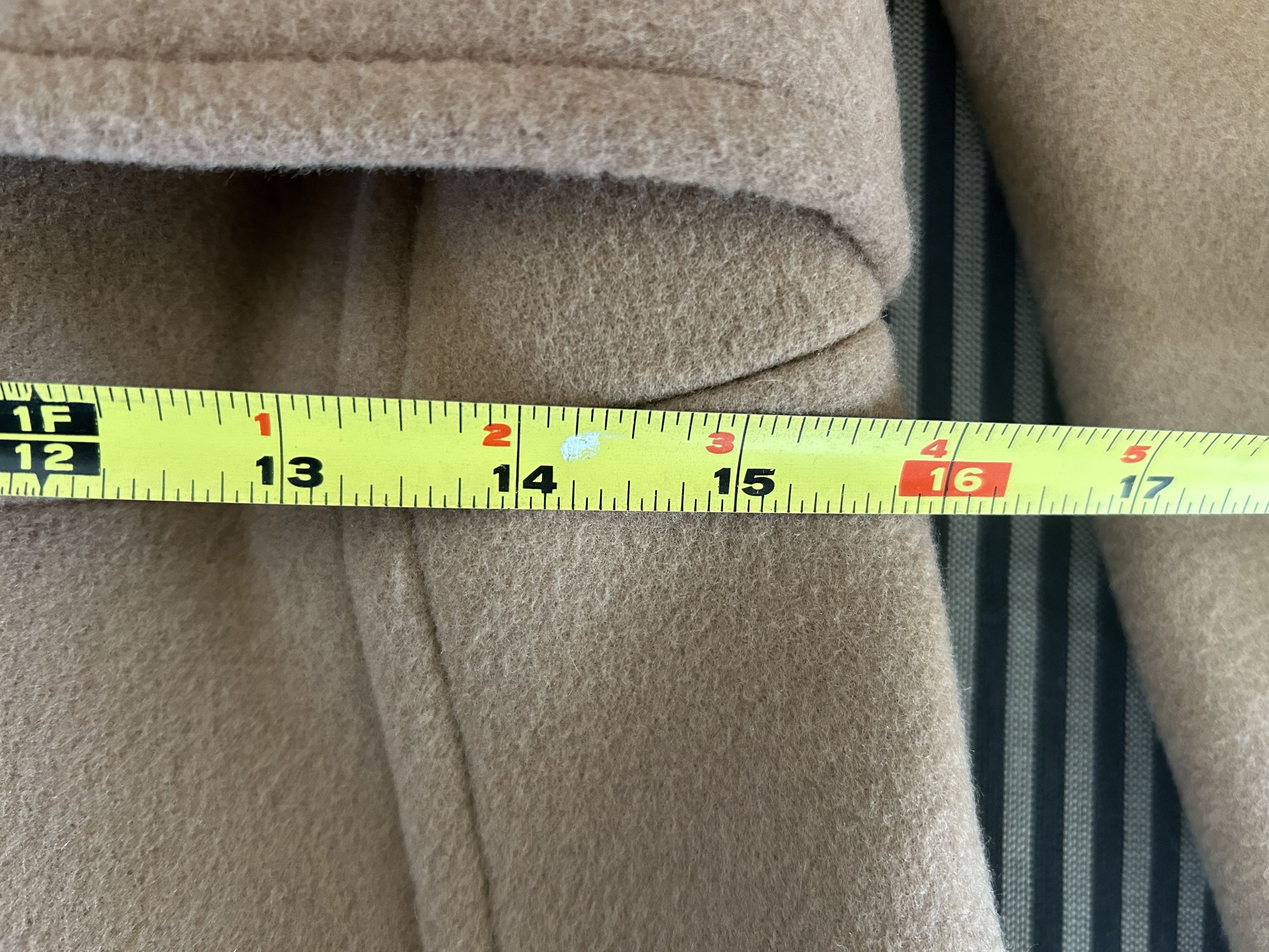 MSGM MSGM Beige/Tan/Camel Coat Wool Blend IT 42 NWT Belt Size M / US 6-8 / IT 42-44 - 5 Thumbnail