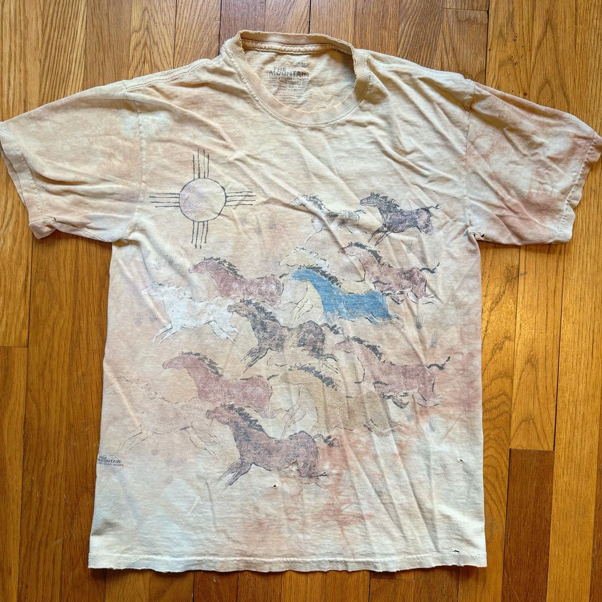 The Mountain The Mountain Horses And Sun Classic Cotton T-Shirt Size US M / EU 48-50 / 2 - 1 Thumbnail