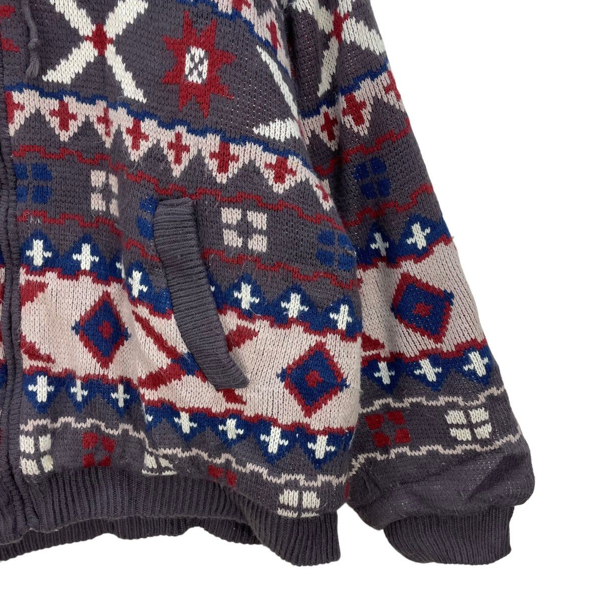 Japanese Brand 🔥Vtg Japanese Brand GB Company Aztec Native Sherpa Jacket Size US M / EU 48-50 / 2 - 6 Thumbnail
