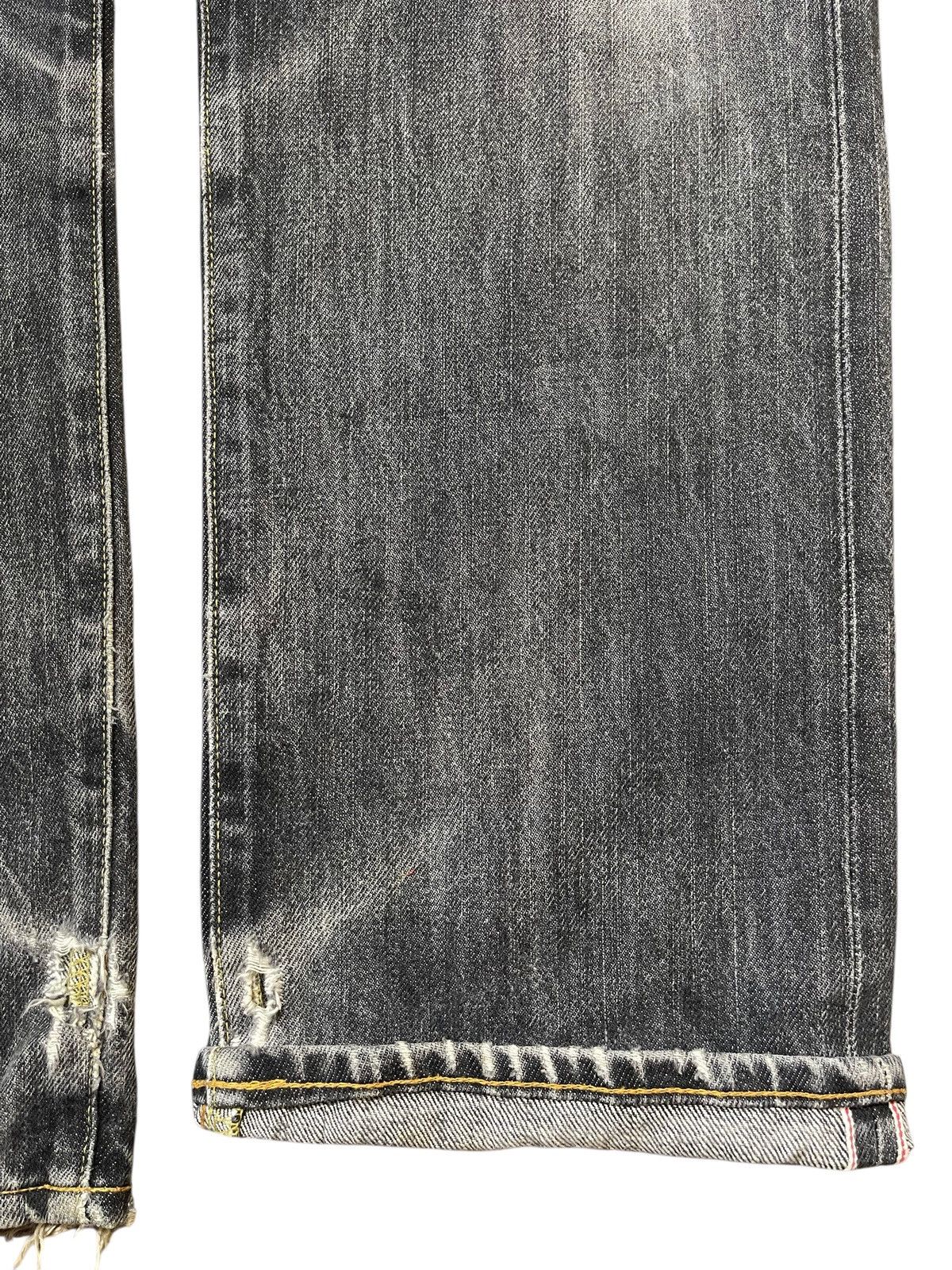 Uniqlo Vintage Japanese Uniqlo Selvedge Faded Stone Wash Distressed Size US 35 - 10 Thumbnail