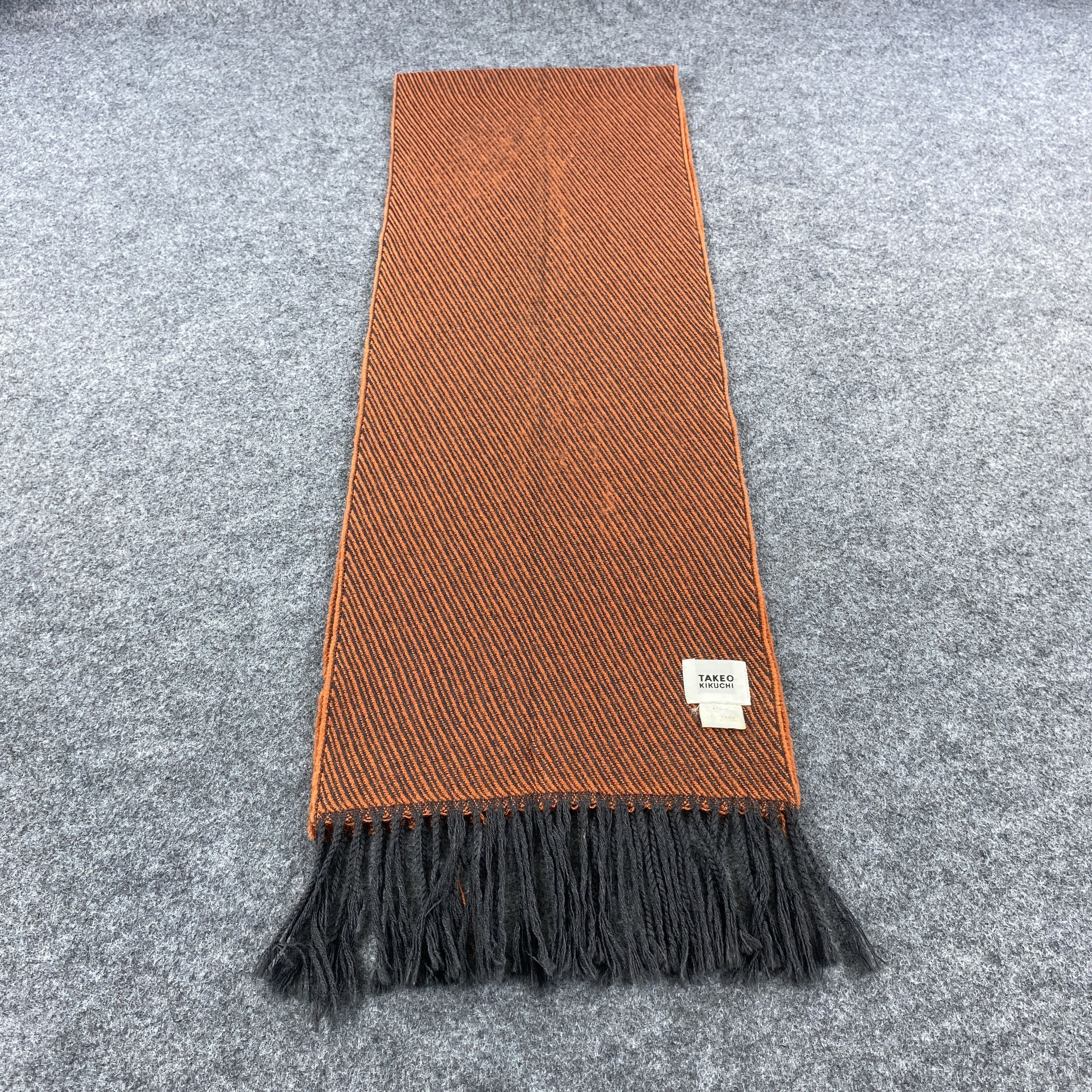 Takeo Kikuchi × Vintage GF10659 Takeo Kikuchi Scarf Neck Wear Muffler Nova Check Size ONE SIZE - 4 Thumbnail
