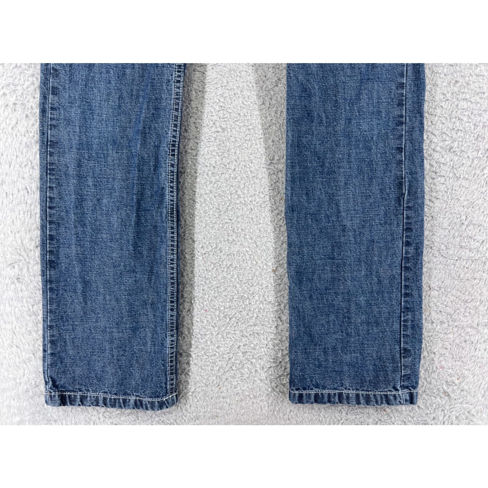 Tommy Hilfiger Tommy Hilfiger Jeans Womens 5 Blue Denim Straight Leg Button Fly 5-Pocket Design Inseam 30 in Cotton Size 27" / US 4 / IT 40 - 5 Thumbnail