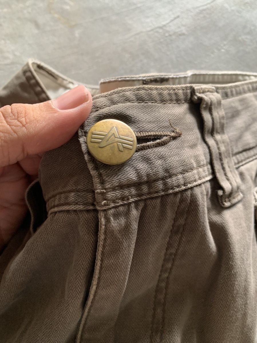Alpha Industries × Vintage vintage alpha industries cargo tactical techwear distressed Size US 29 - 3 Thumbnail