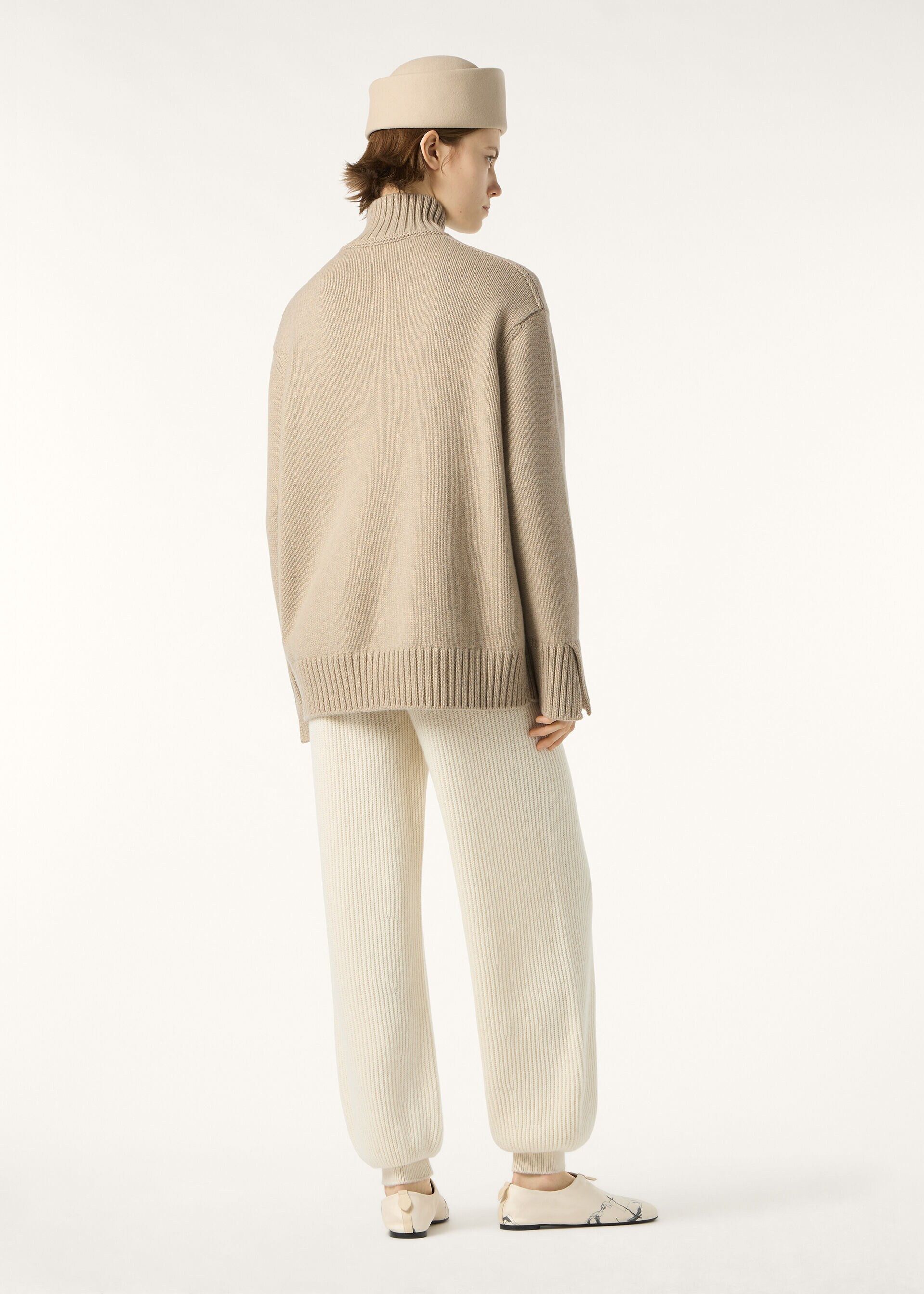 Loro Piana os11x0326 FRW0018 Parksville Turtleneck Sweater Silver Birch Size L / US 10 / IT 46 - 5 Thumbnail