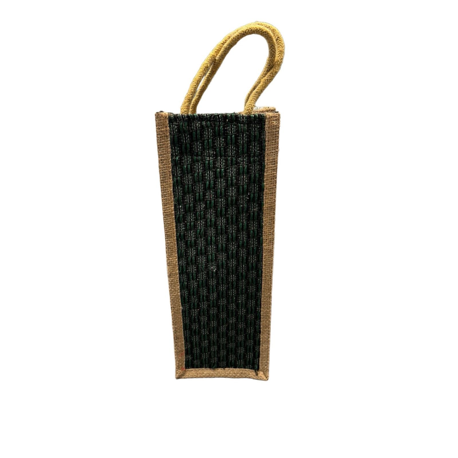 Handmade Jute Wine Bottle Bag, Gift Packaging bottle Gift Bag Size ONE SIZE - 3 Thumbnail