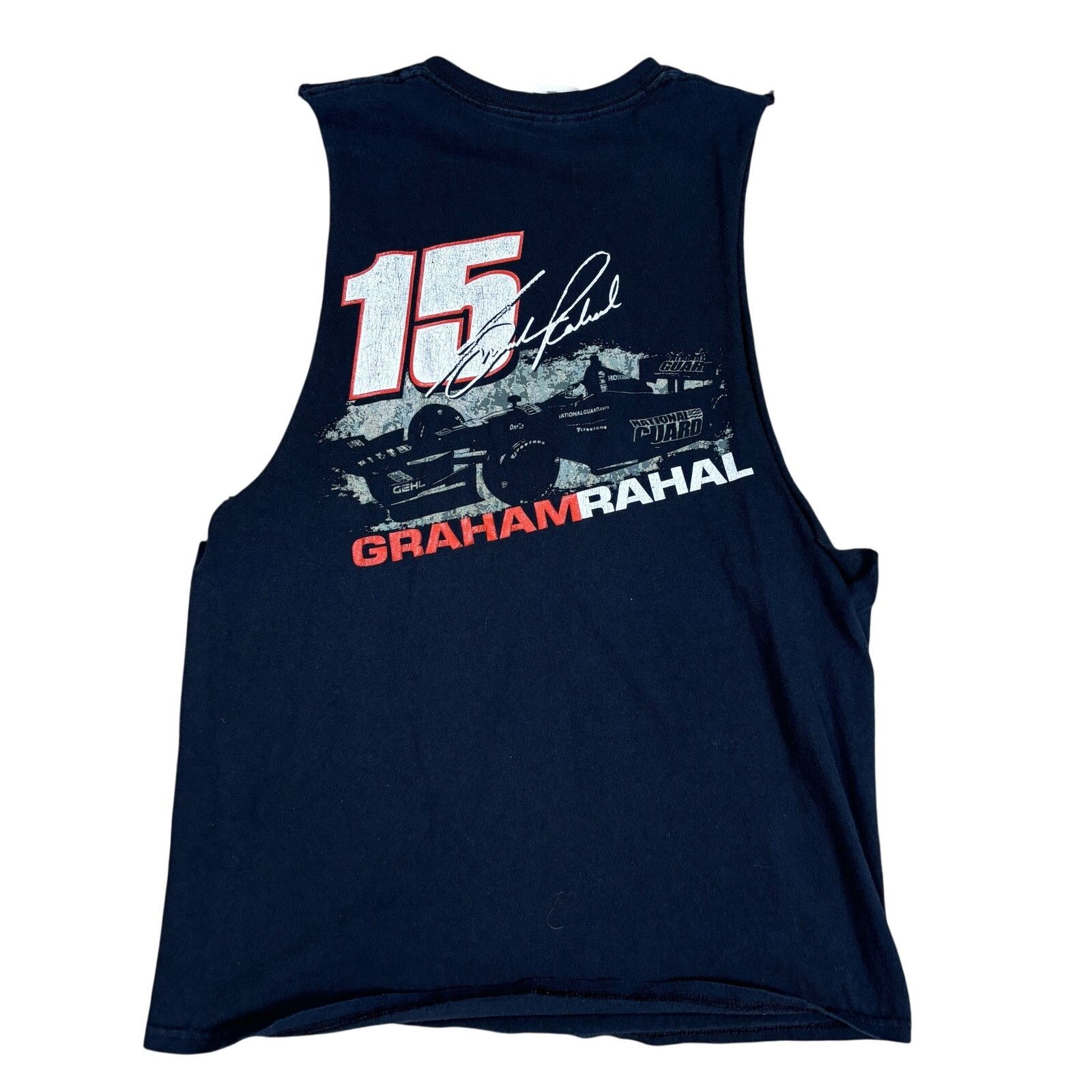 NASCAR y2k 2000s style Nascar Graham Rahal National Guard tanktop M Size US M / EU 48-50 / 2 - 1 Thumbnail