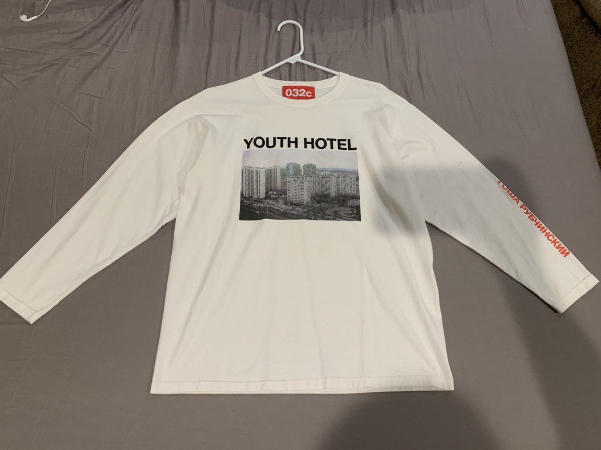 032c × Gosha Rubchinskiy Gosha Rubchinskiy x 032c YOUTH HOTEL Longsleeve sz L Size US L / EU 52-54 / 3 - 5 Thumbnail