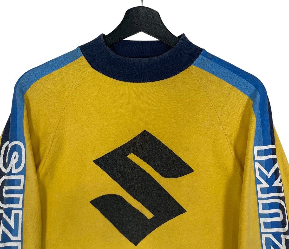 Gear for Sports 80s VINTAGE SUZUKI RACING RIDER SHIRT WITH PADDED ELBOW Size US M / EU 48-50 / 2 - 7 Thumbnail