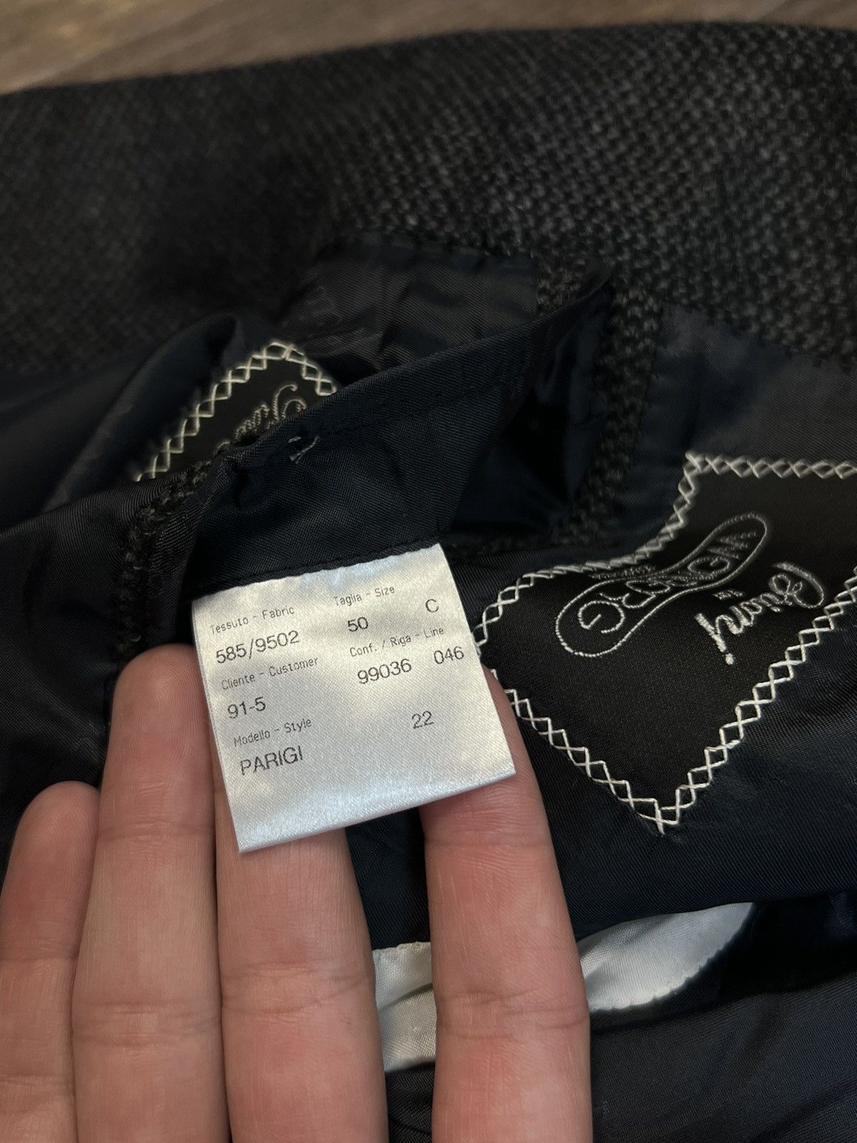 Brioni Brioni Parigi Pure Cashmere Gray Two Buttons Blazer Jacket Size 50S - 16 Thumbnail