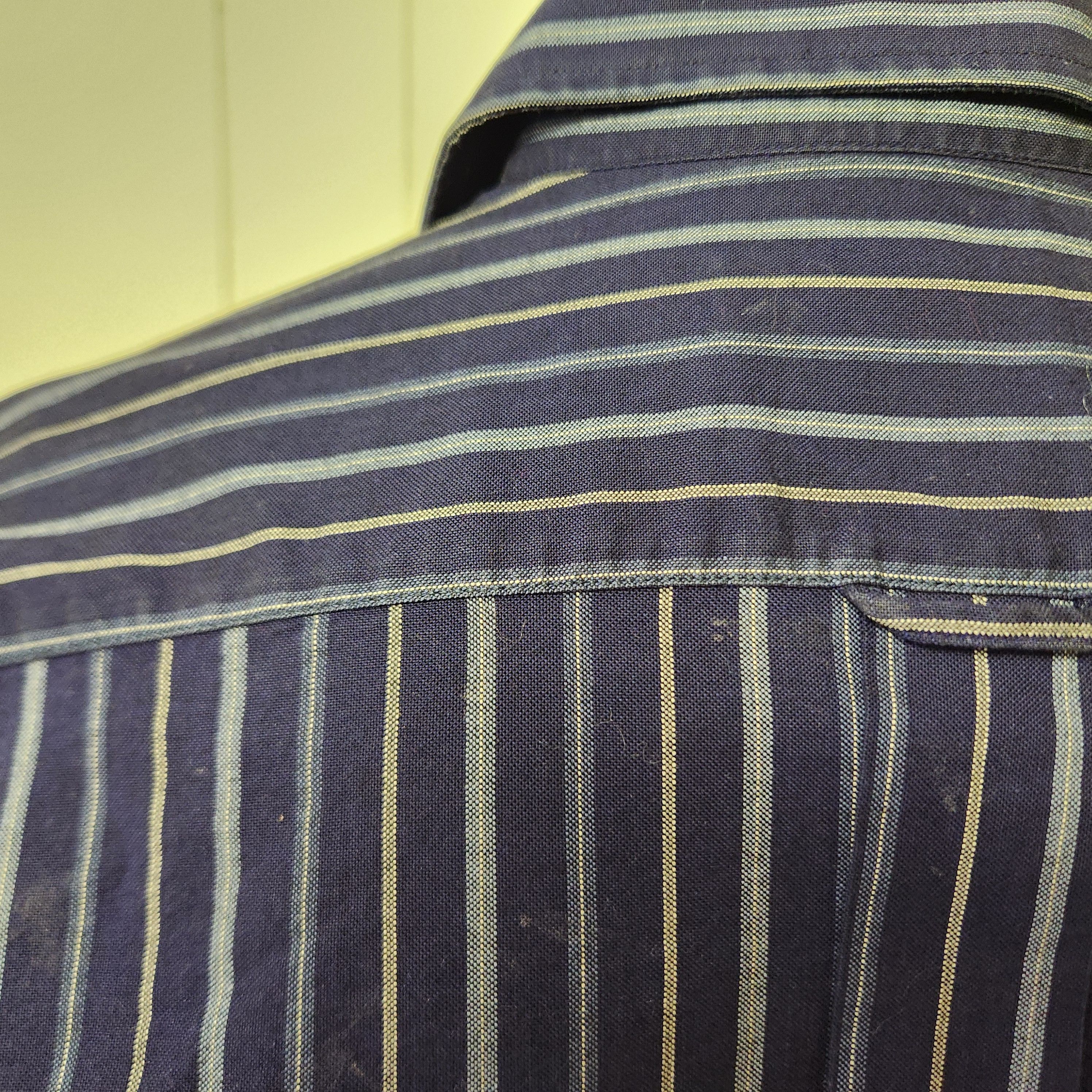 Dolce & Gabbana Dolce & Gabbana shirt L men's dark blue stripe Size US L / EU 52-54 / 3 - 6 Thumbnail