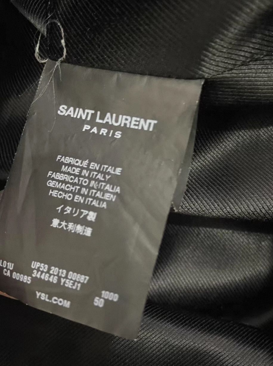 Yves Saint Laurent SAINT LAURENT 16SS L01 Motorcycle Leather Jacket 2502-Nexta Size US M / EU 48-50 / 2 - 5 Thumbnail