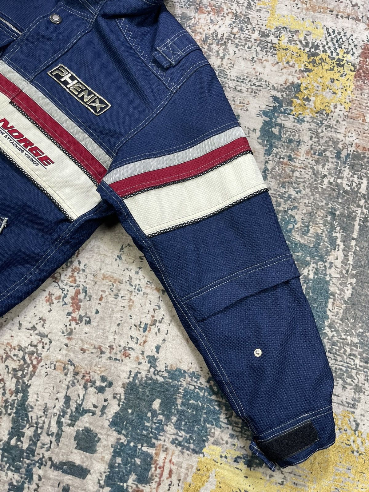 Phenix Vtg 90s Phenix Norge The Attacking Vikings Ski Jacket Size US M / EU 48-50 / 2 - 5 Thumbnail