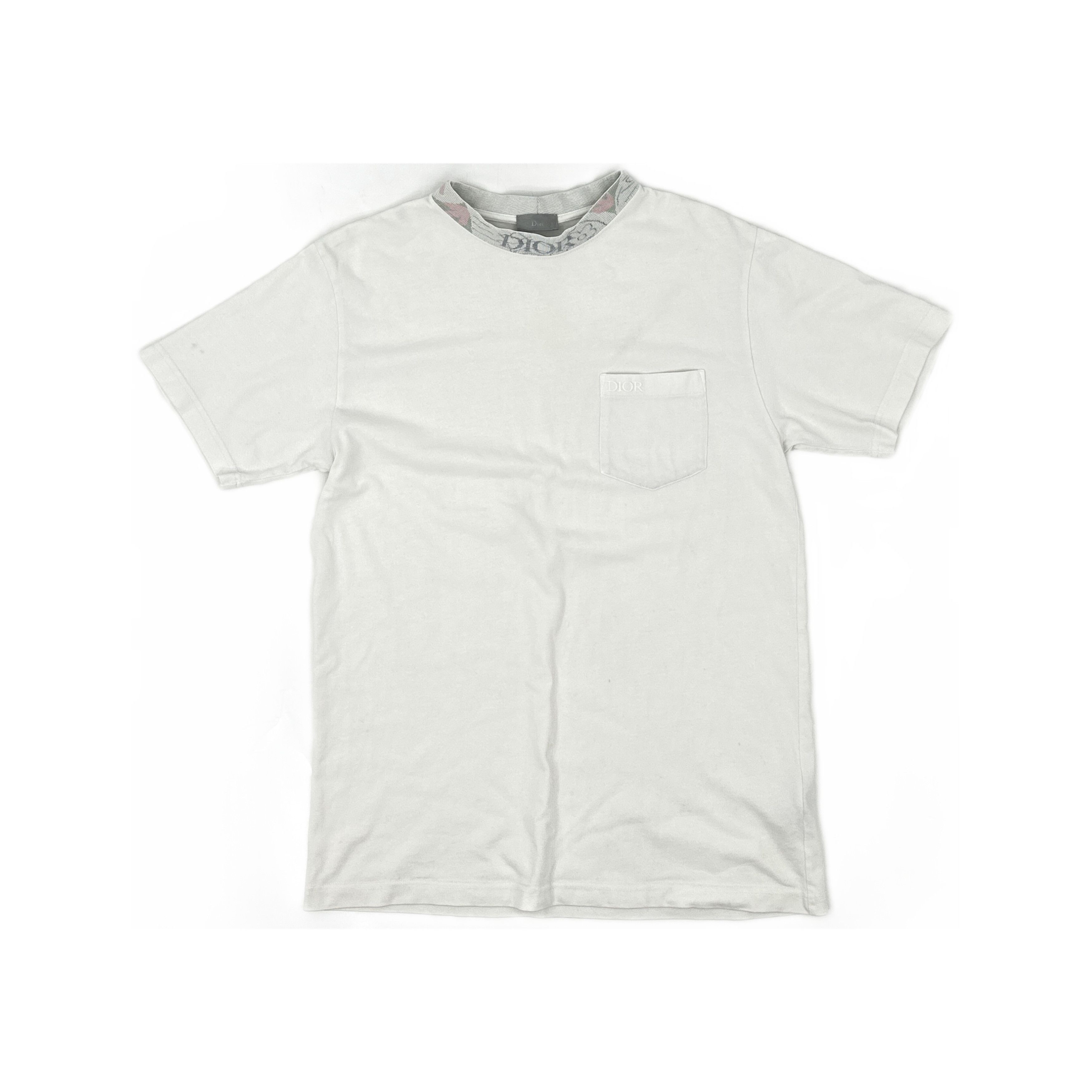 Dior × Hedi Slimane Original Dior Homme AW04 e white t-shirt size