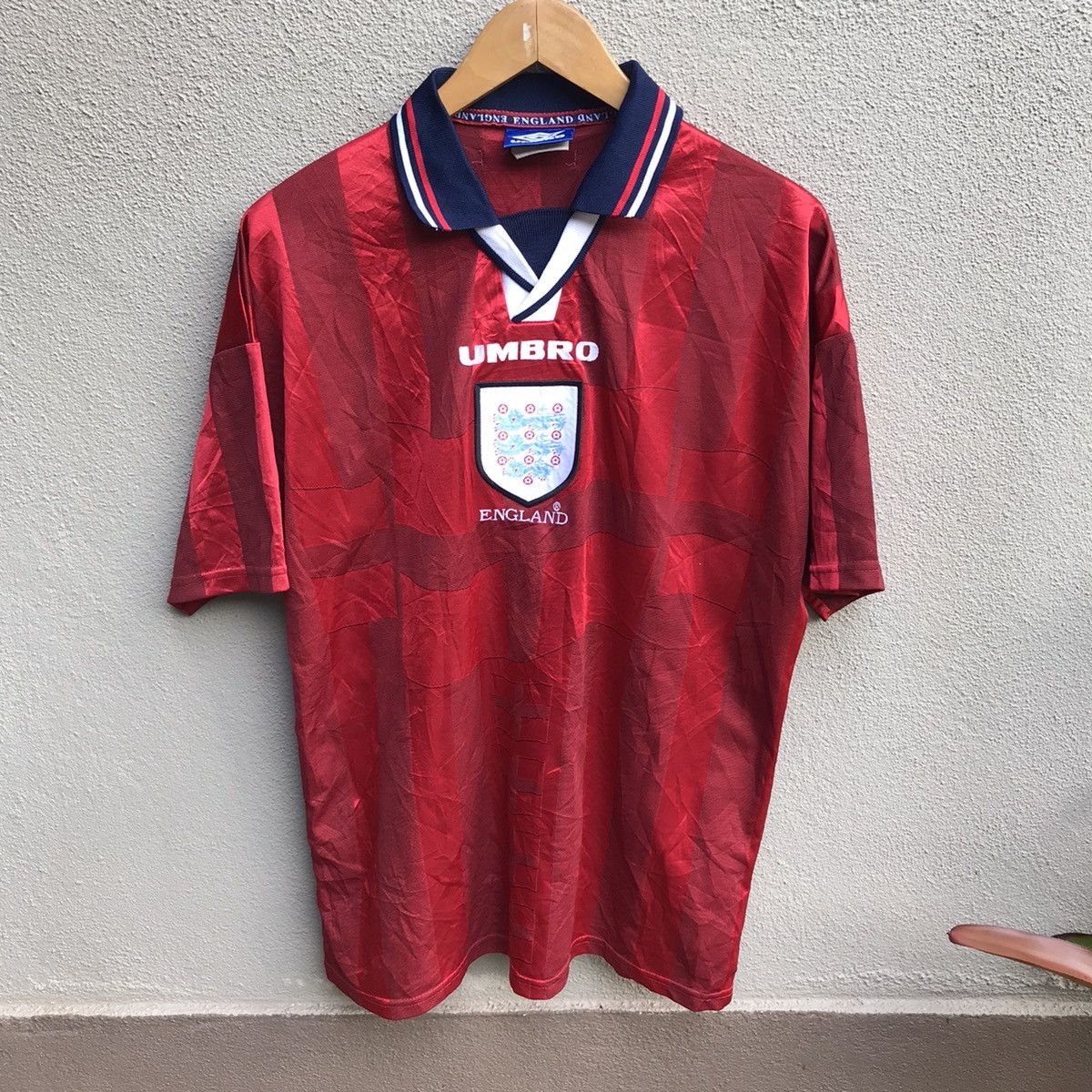 Vintage Vintage ENGLAND jersey umbro football Size US L / EU 52-54 / 3 - 1 Thumbnail