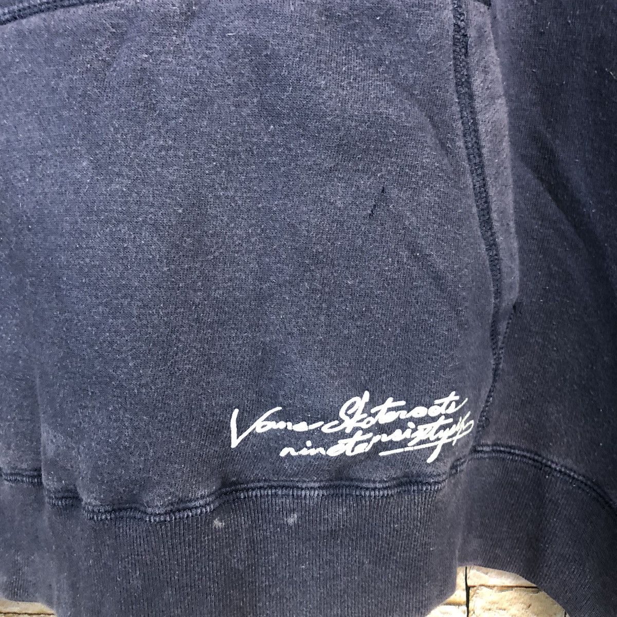 Vans Vans vintage Dark Blue sweatshirt Hoodie #A205 Size US L / EU 52-54 / 3 - 9 Thumbnail