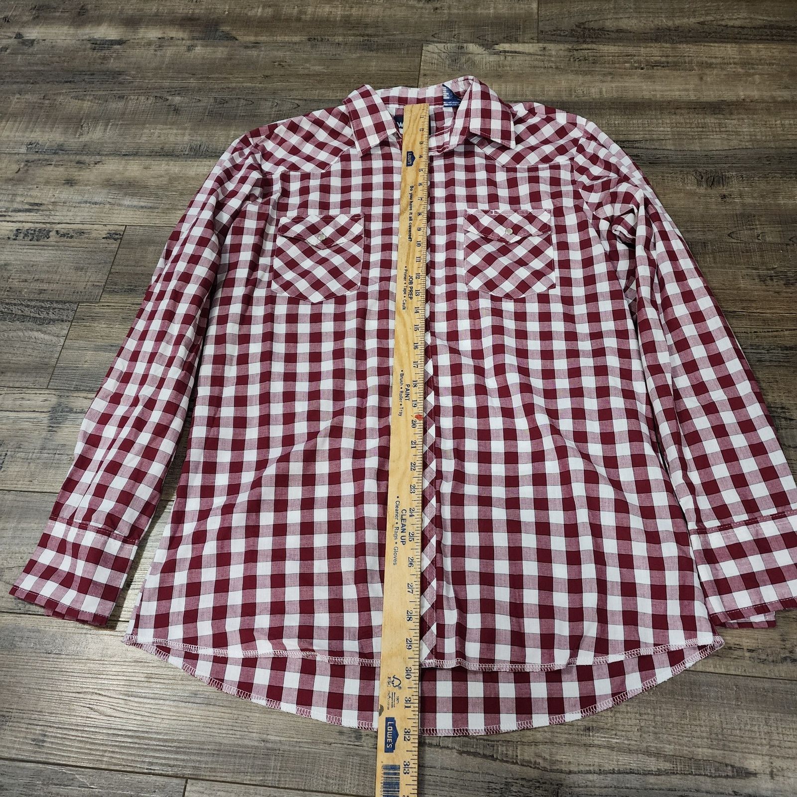 Wrangler Wrangler long sleeve plaid pearl snap men shirt size LT 2242 Size US L / EU 52-54 / 3 - 2 Thumbnail