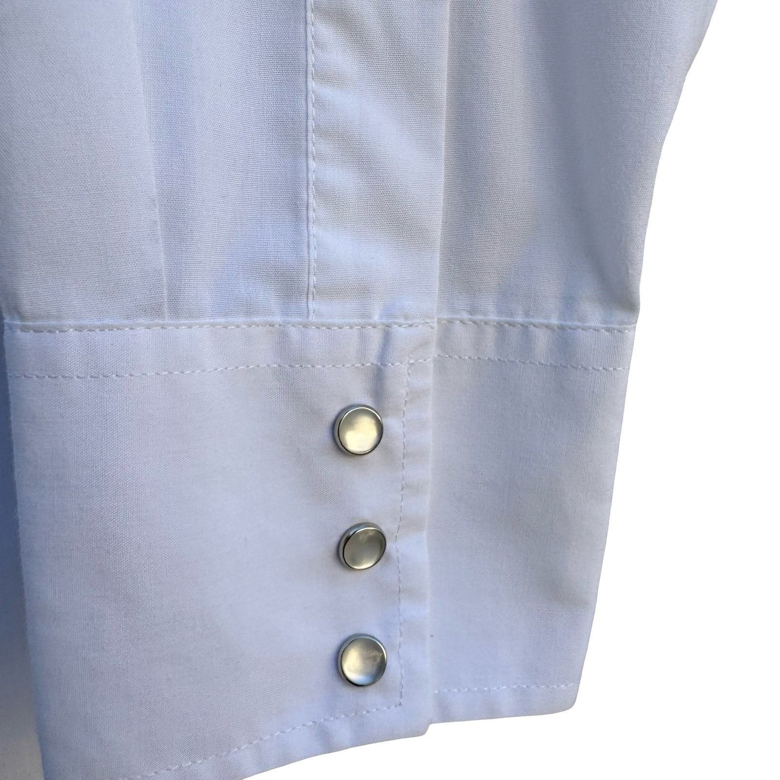 Other Ely Cattleman Mens XXL White Western Pearl Snap Long Sleeve Size US XXL / EU 58 / 5 - 5 Thumbnail