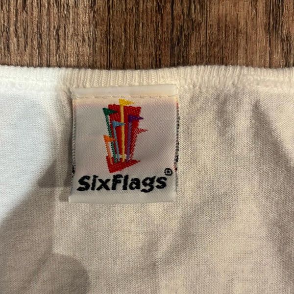 Designer VTG Looney Tunes Six Flags Tank Top 2002 Roller Coaster XXL Size US L / EU 52-54 / 3 - 2 Thumbnail