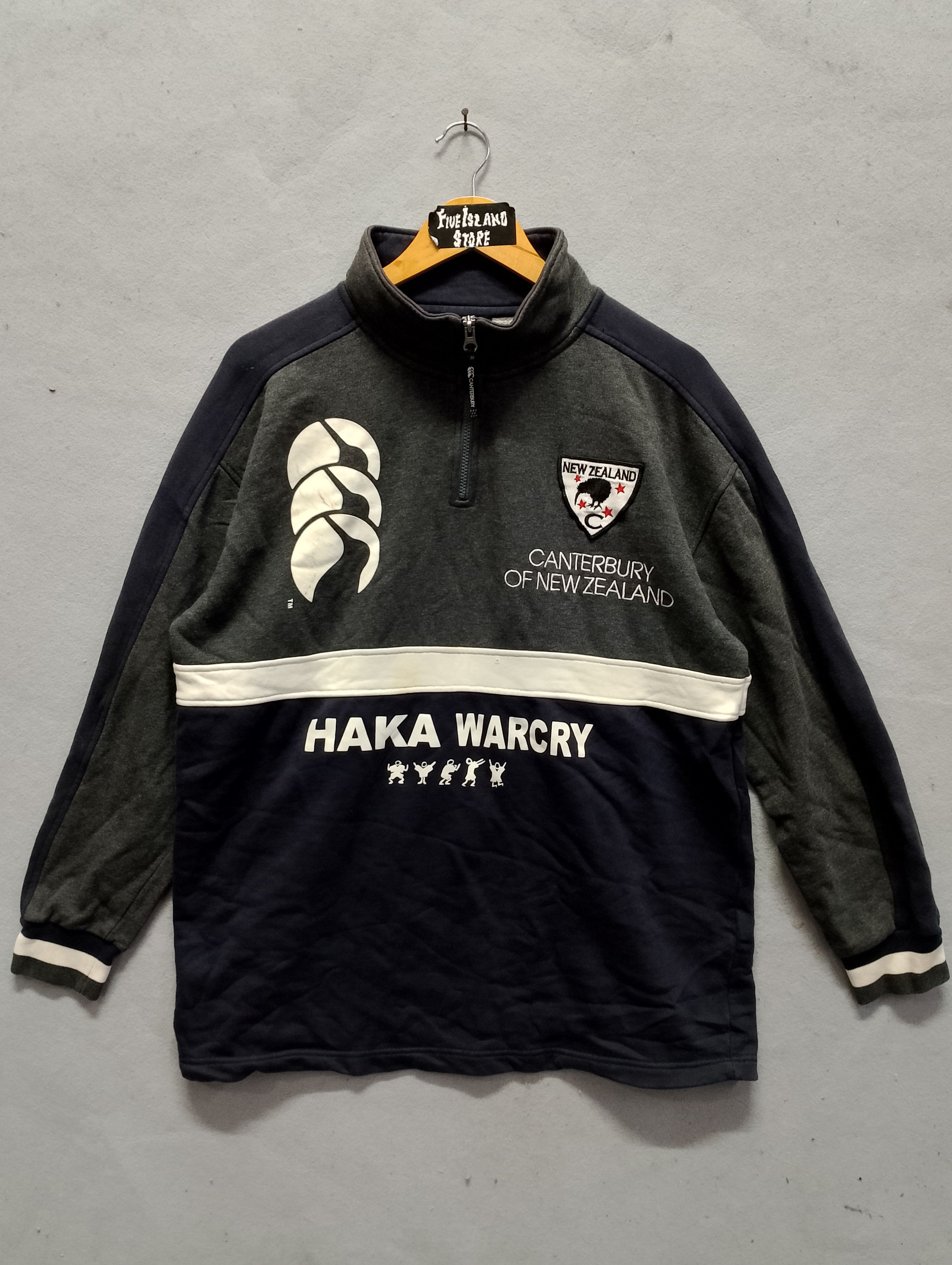 Canterbury of New Zealand Vintage Y2K Canterbury of New Zealand Haka Warcry Half Zip Size US M / EU 48-50 / 2 - 2 Thumbnail
