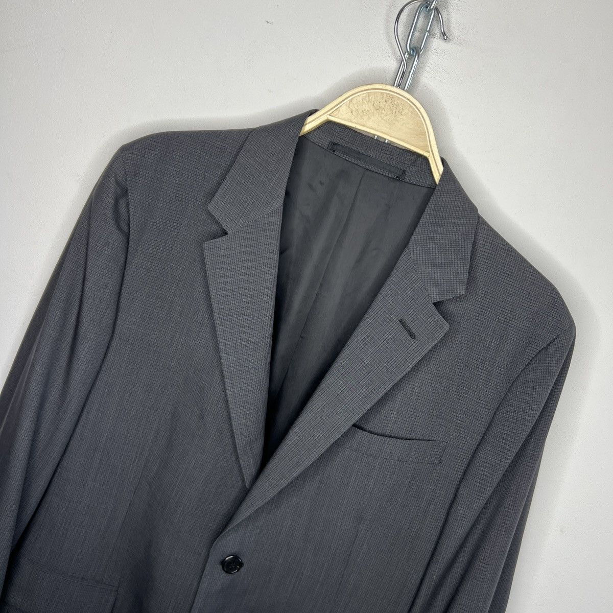 Prada Prada Black Wool Silk 2 Buttons Classic Blazer Light Jacket Size US M / EU 48-50 / 2 - 4 Thumbnail