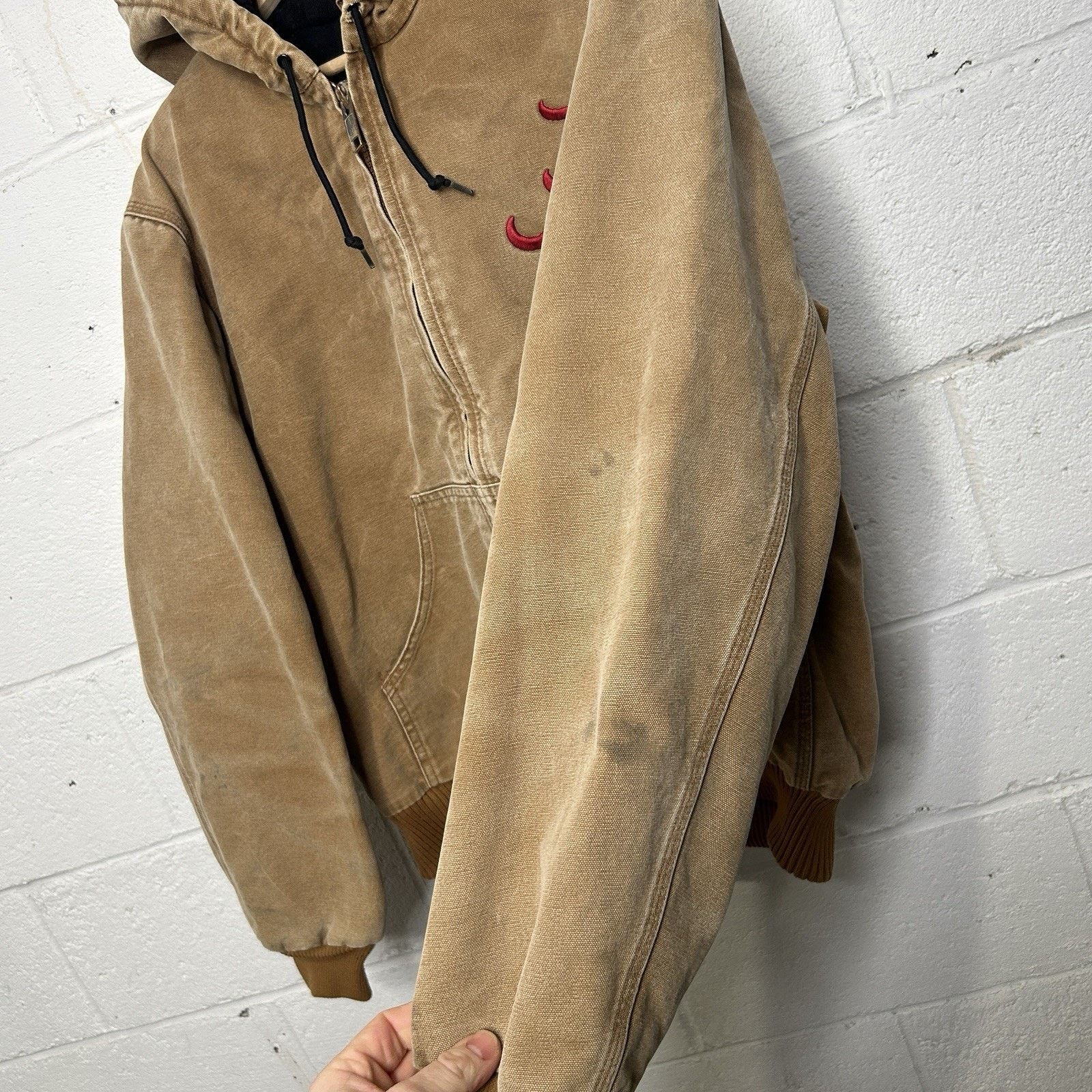 Carhartt NCAA X Carhartt Quilted Active Jacket “Brown” Alabama Size US M / EU 48-50 / 2 - 8 Thumbnail