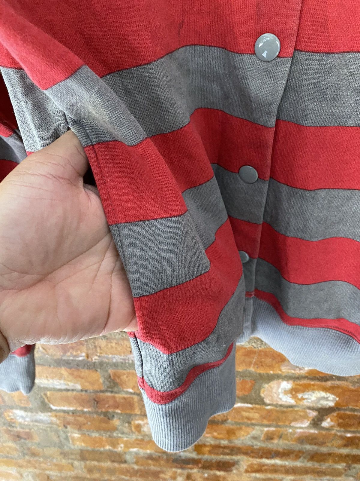 Japanese Brand 90's MILK , MILK BOY punk border shirt Size M / US 6-8 / IT 42-44 - 12 Thumbnail