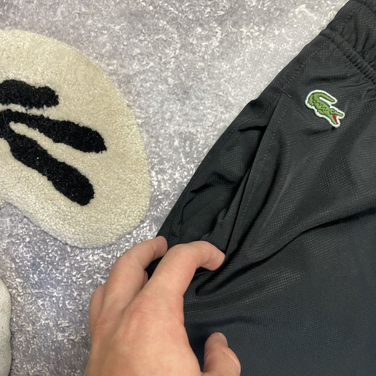 Lacoste × Vintage Vintage Lacoste & Andy Small logo nylon pants Size US 34 / EU 50 - 6 Thumbnail