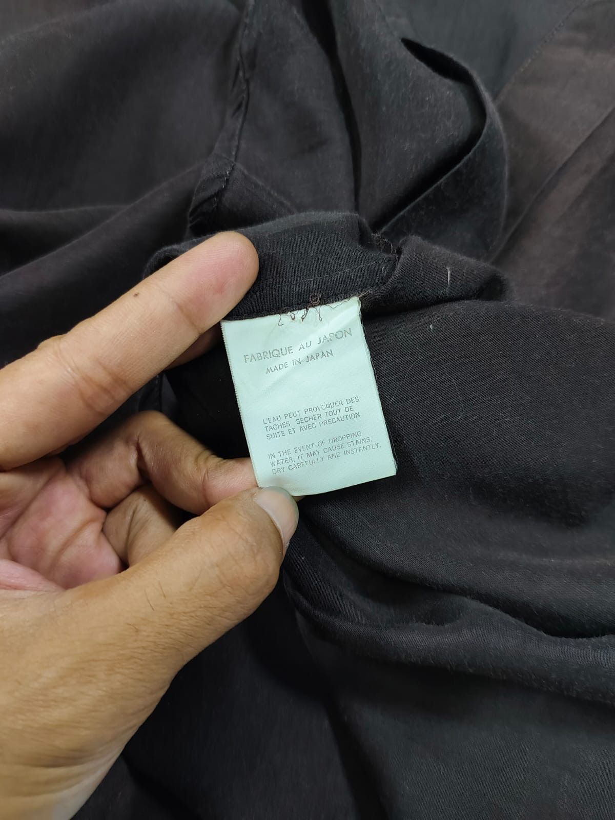 Yohji Yamamoto Archive Yohji Yamamoto Attached Neck-Tie Drape Shirt Size US S / EU 44-46 / 1 - 8 Thumbnail