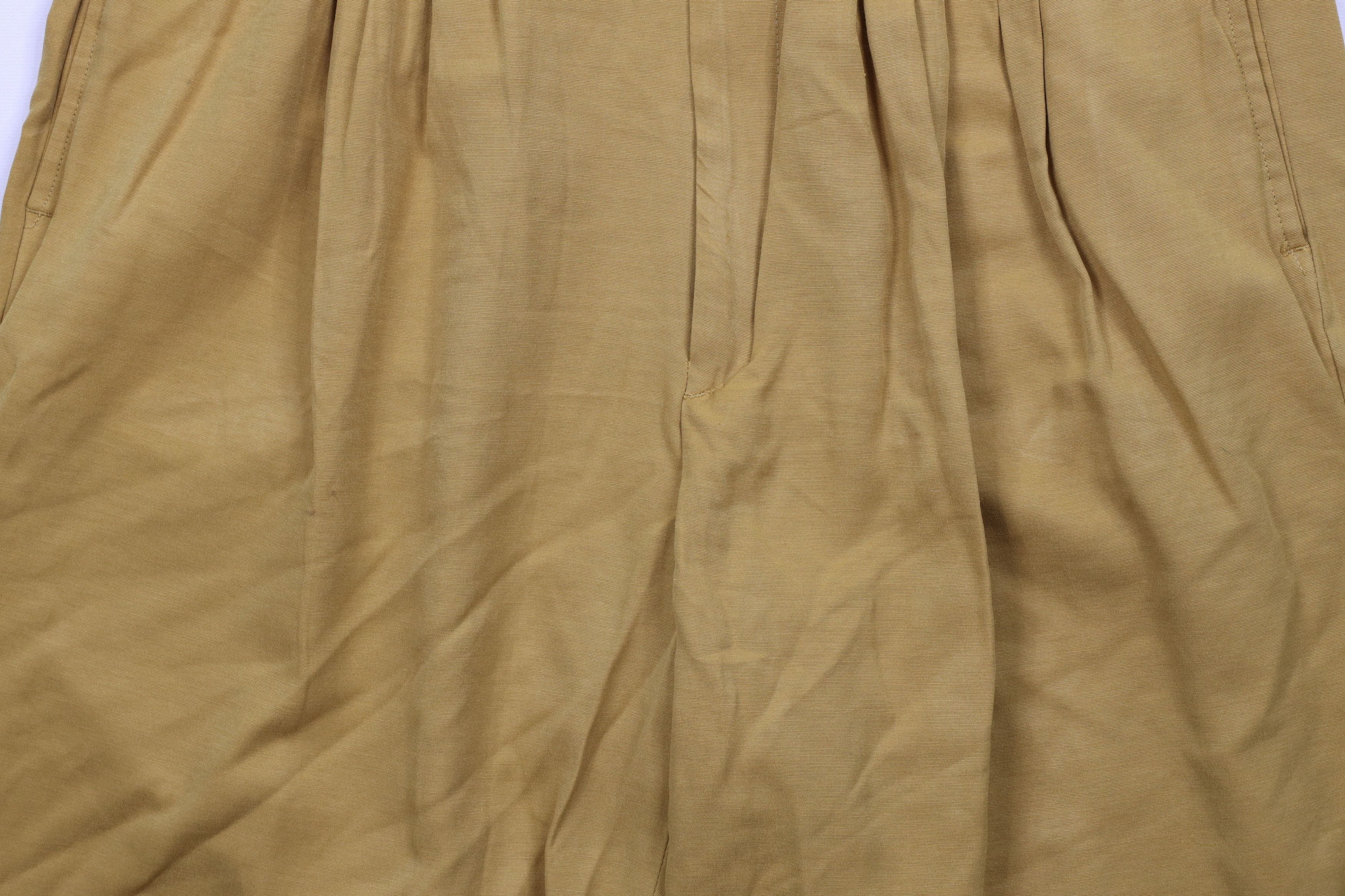 Vintage Vintage 90s Streetwear Baggy Rayon Blend Chino Shorts Size US 36 / EU 52 - 3 Thumbnail