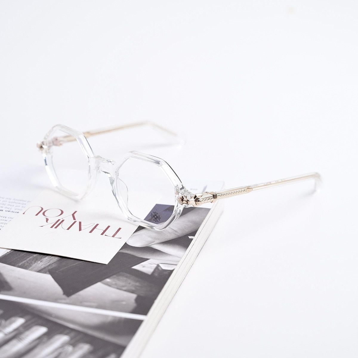 Chrome Hearts CHROME HEARTS CLITCO CRYSTAL GLASSES Size ONE SIZE - 1 Thumbnail