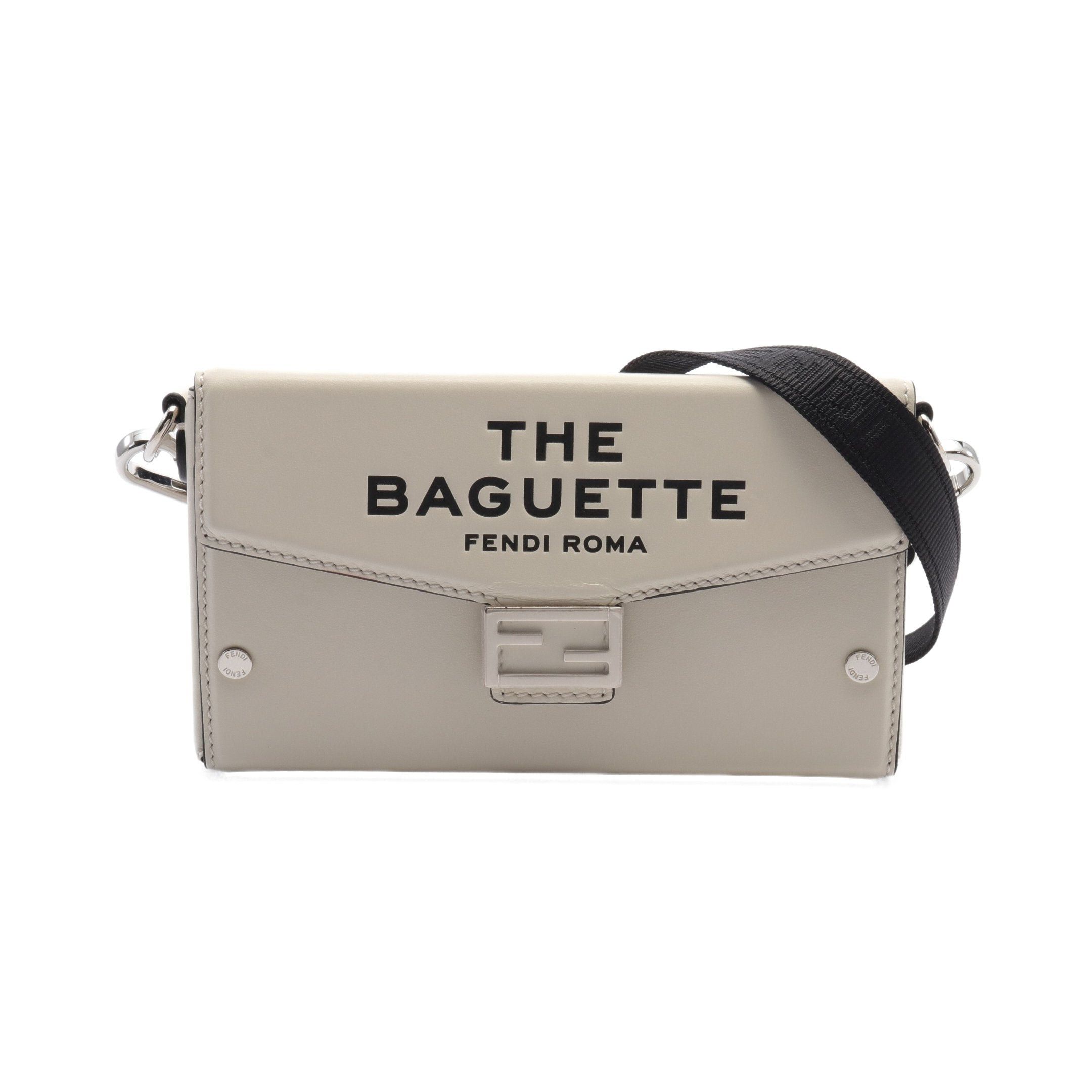 Fendi Fendi Fendi * Marc Jacobs Phone Pouch Bucket Shoulder Bag Leather Off White Black Size ONE SIZE - 1 Thumbnail