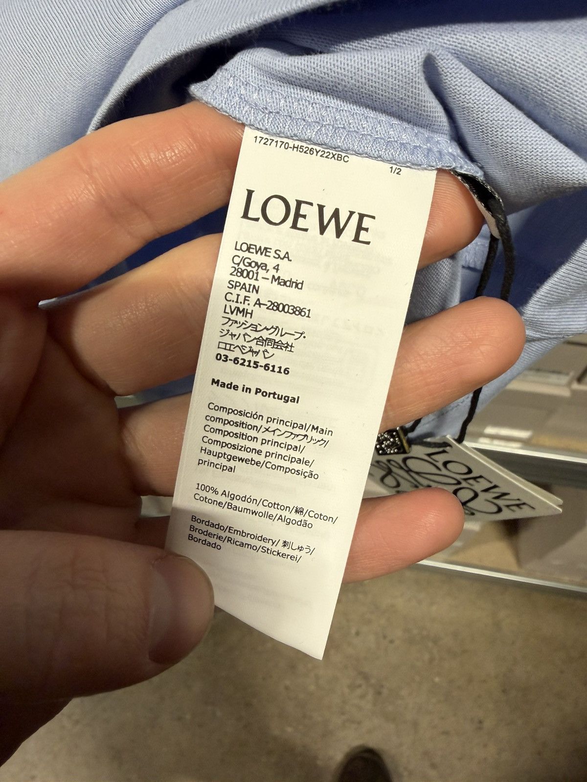 Loewe Loewe Anagram Pocket T-Shirt NEW 650$ Size US S / EU 44-46 / 1 - 4 Thumbnail