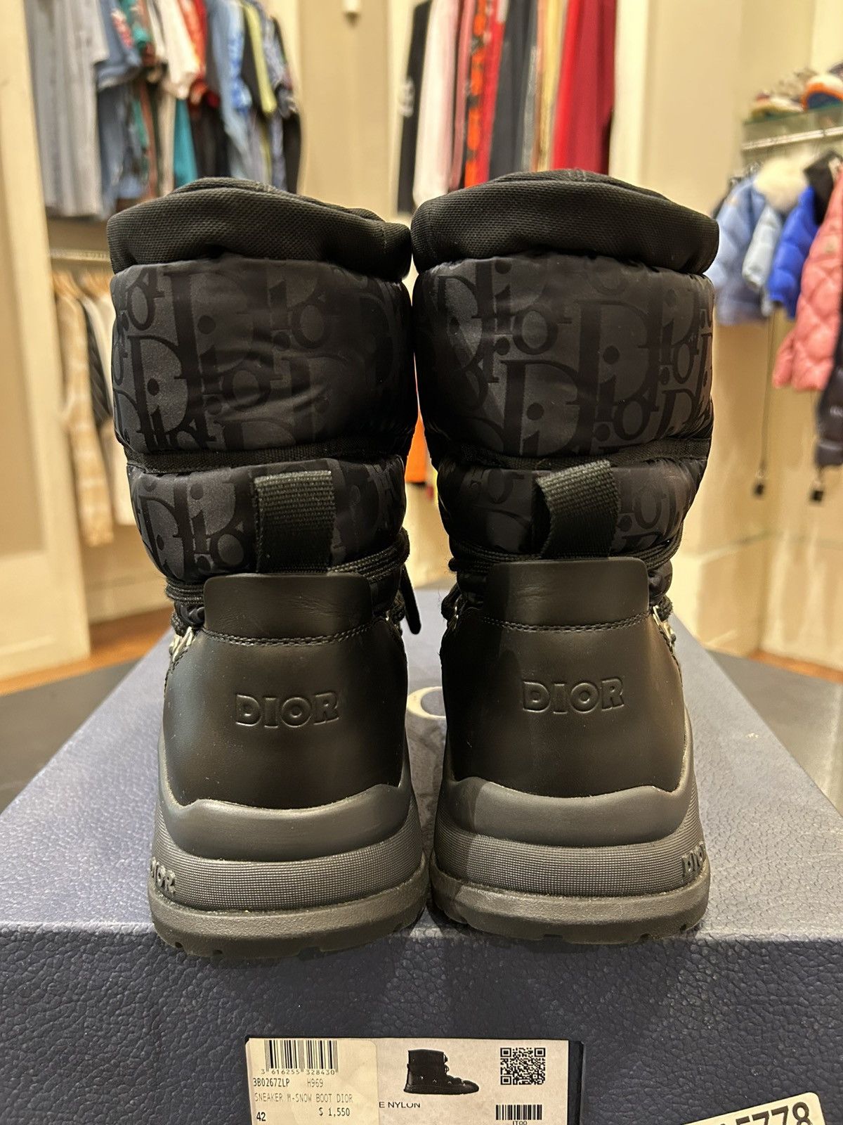 Dior Dior Snow Boot Black Oblique Size US 9 / EU 42 - 3 Thumbnail