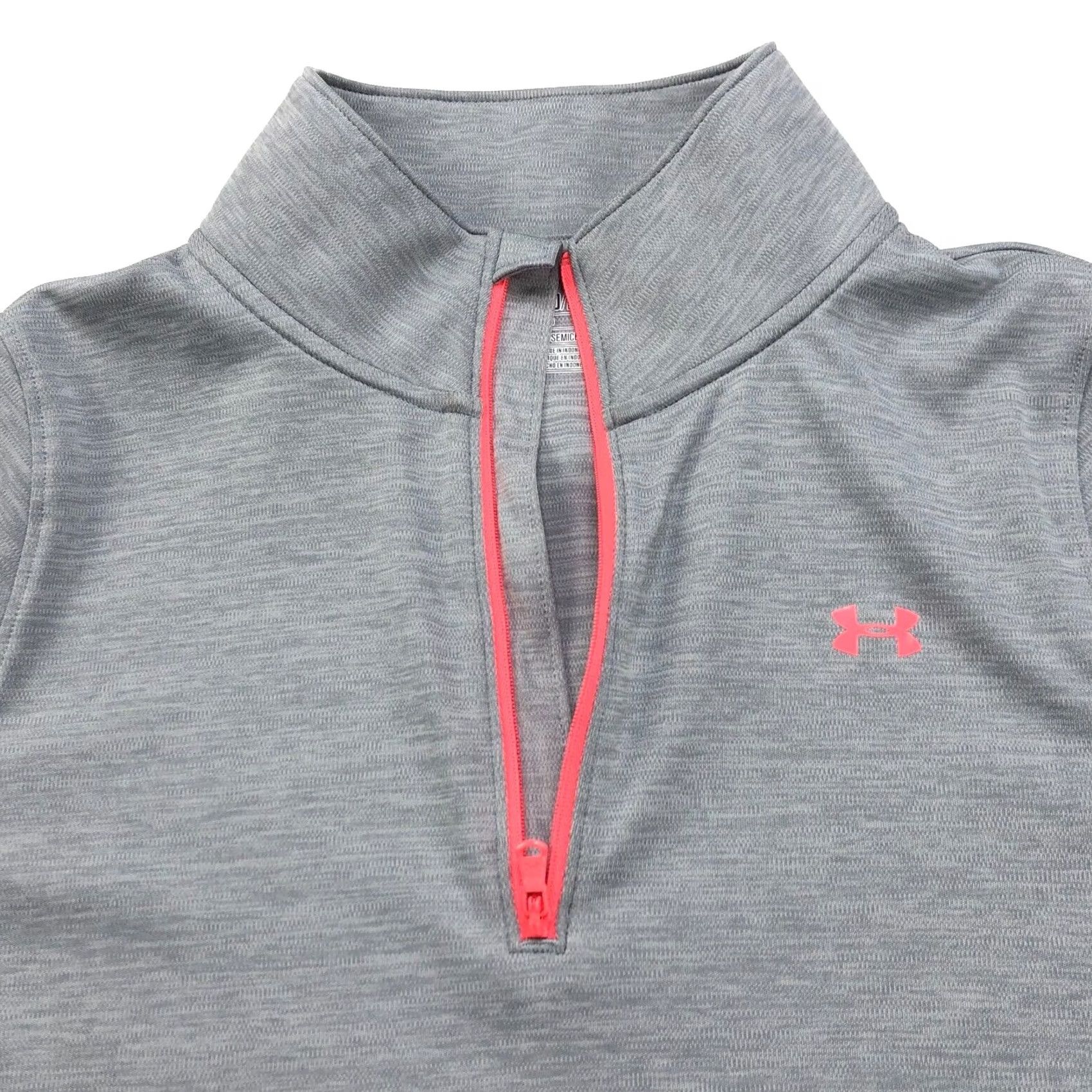 Under Armour Under Armour HeatGear Pullover 1/4 Zip Long Sleeve Running Women's M Gray Size M / US 6-8 / IT 42-44 - 2 Thumbnail