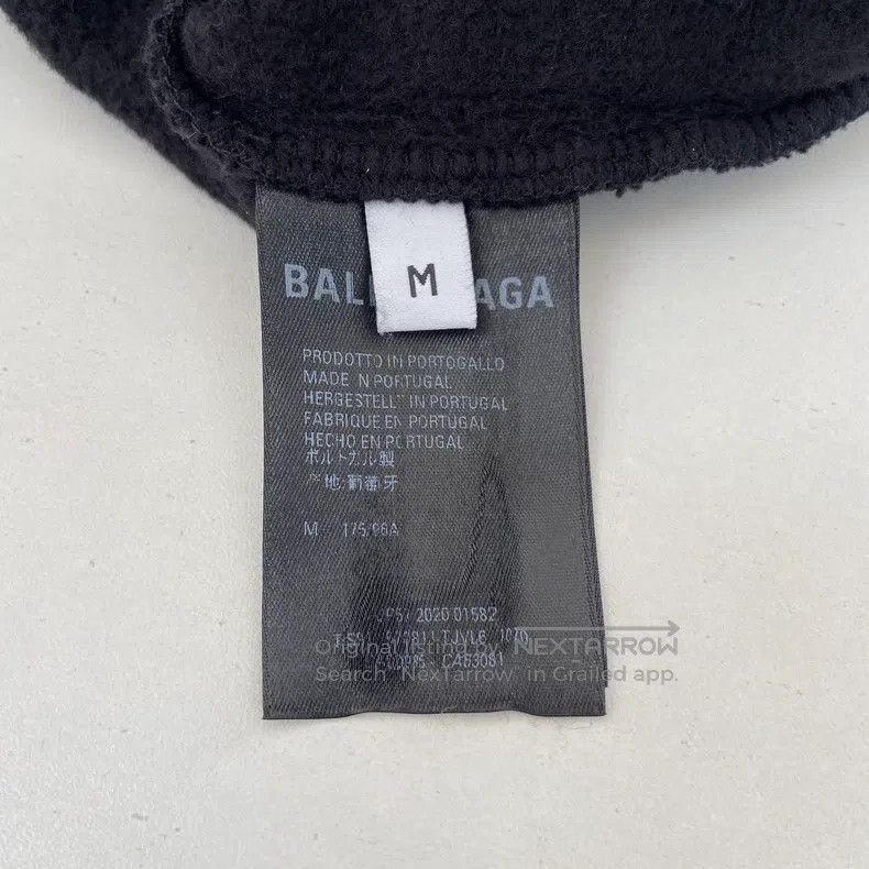 Balenciaga Balenciaga Black Letter Hooded Sweatshirt Size US M / EU 48-50 / 2 - 7 Thumbnail