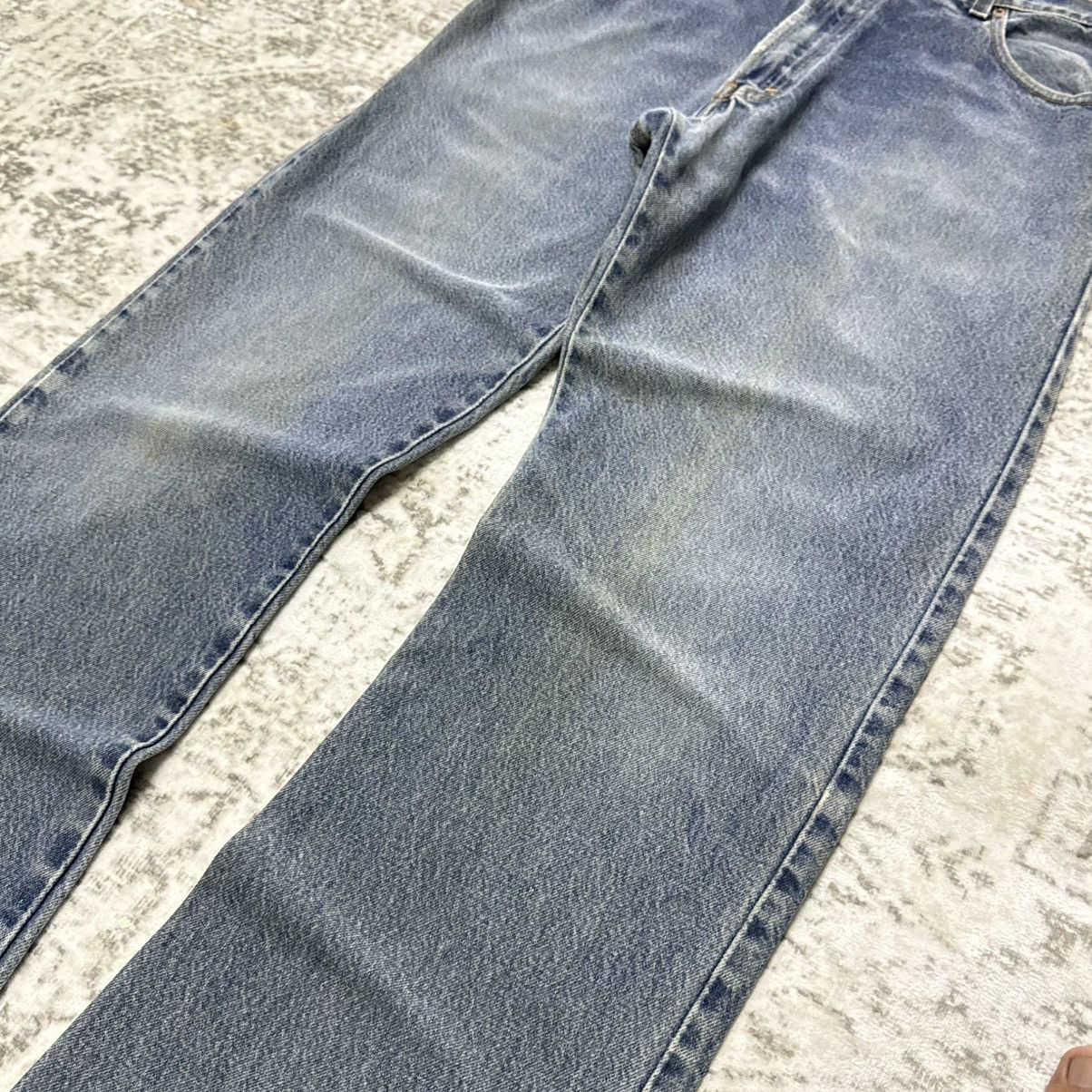 Levi's Vintage Levis 517 Bootcut Flared Jeans Fade Wash Denim Size US 38 / EU 54 - 5 Thumbnail