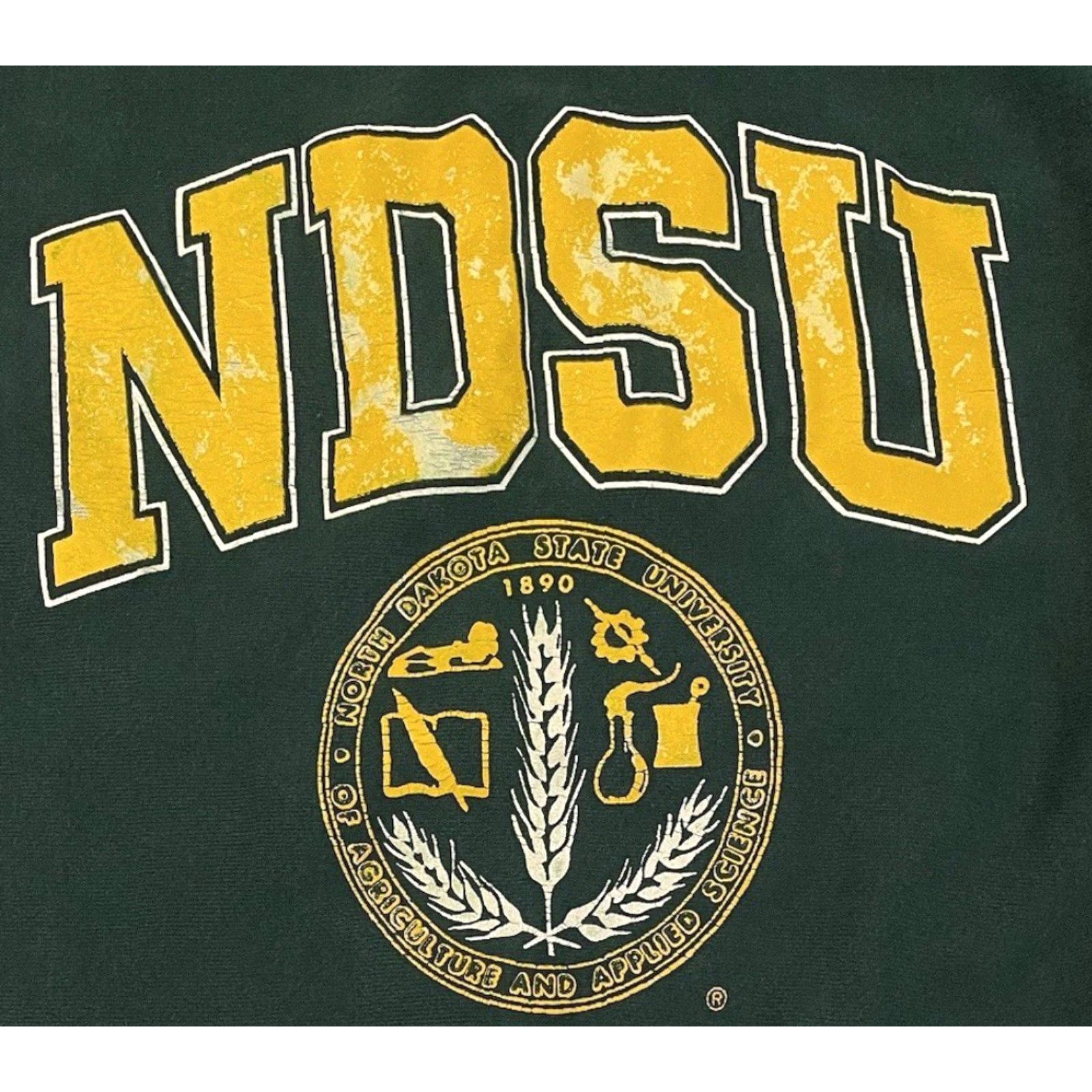 Vintage VINTAGE 90s SDSU Faded Reverse Weave Sweatshirt L USA College Hoodie Men Green Size L Size US L / EU 52-54 / 3 - 2 Thumbnail