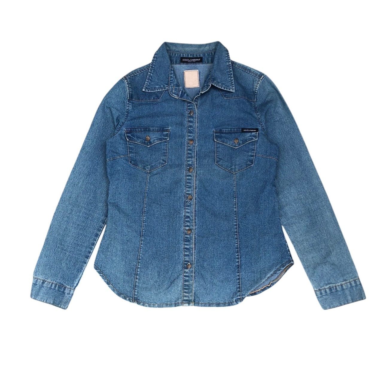 Dolce & Gabbana × Vintage Vintage Dolce & Gabbana Denim Jacket Size S / US 4 / IT 40 - 1 Thumbnail