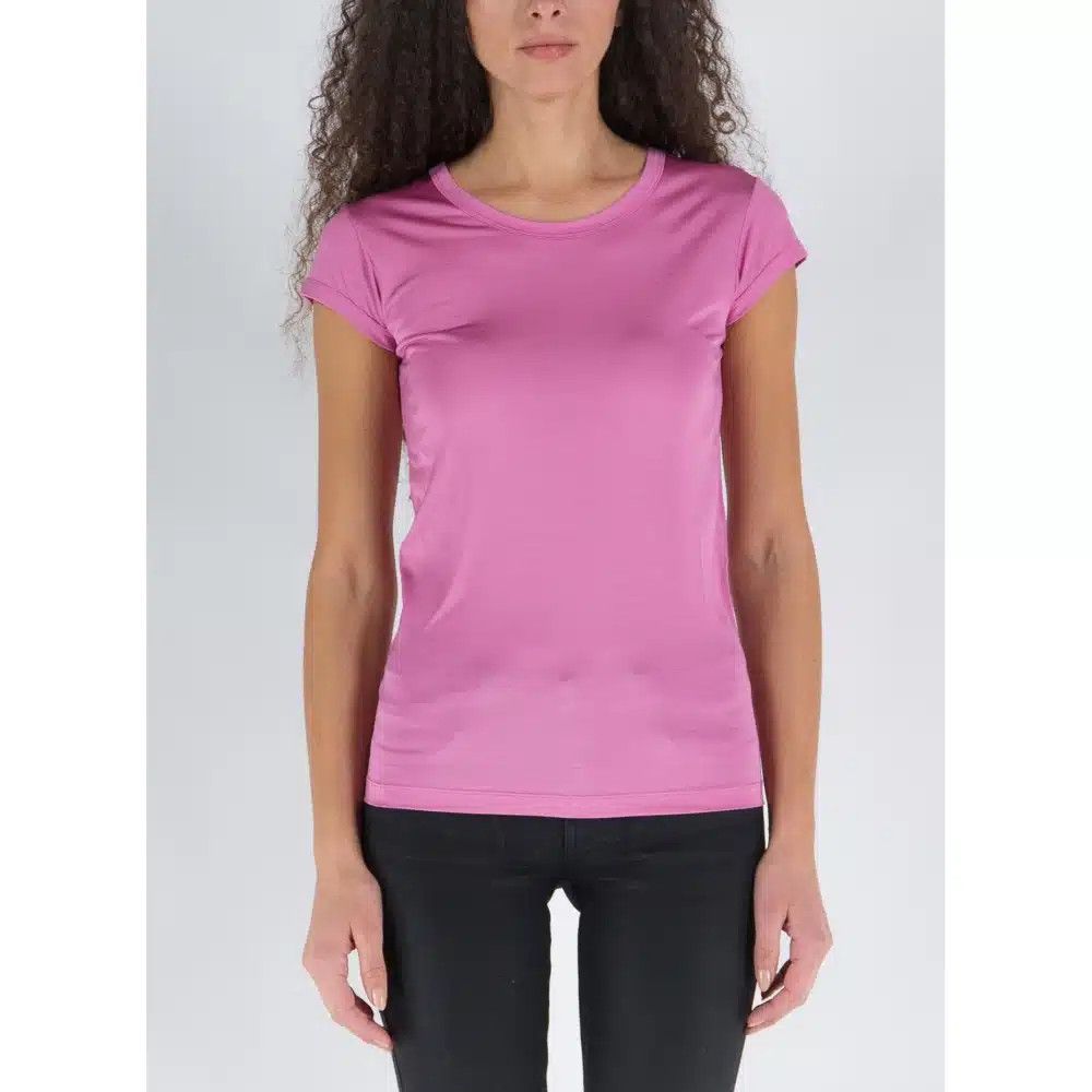 Tom Ford o1loc1c0625 TSJ295 Silk Jersey Fitted T-Shirt in Pink Size XS / US 0-2 / IT 36-38 - 2 Thumbnail